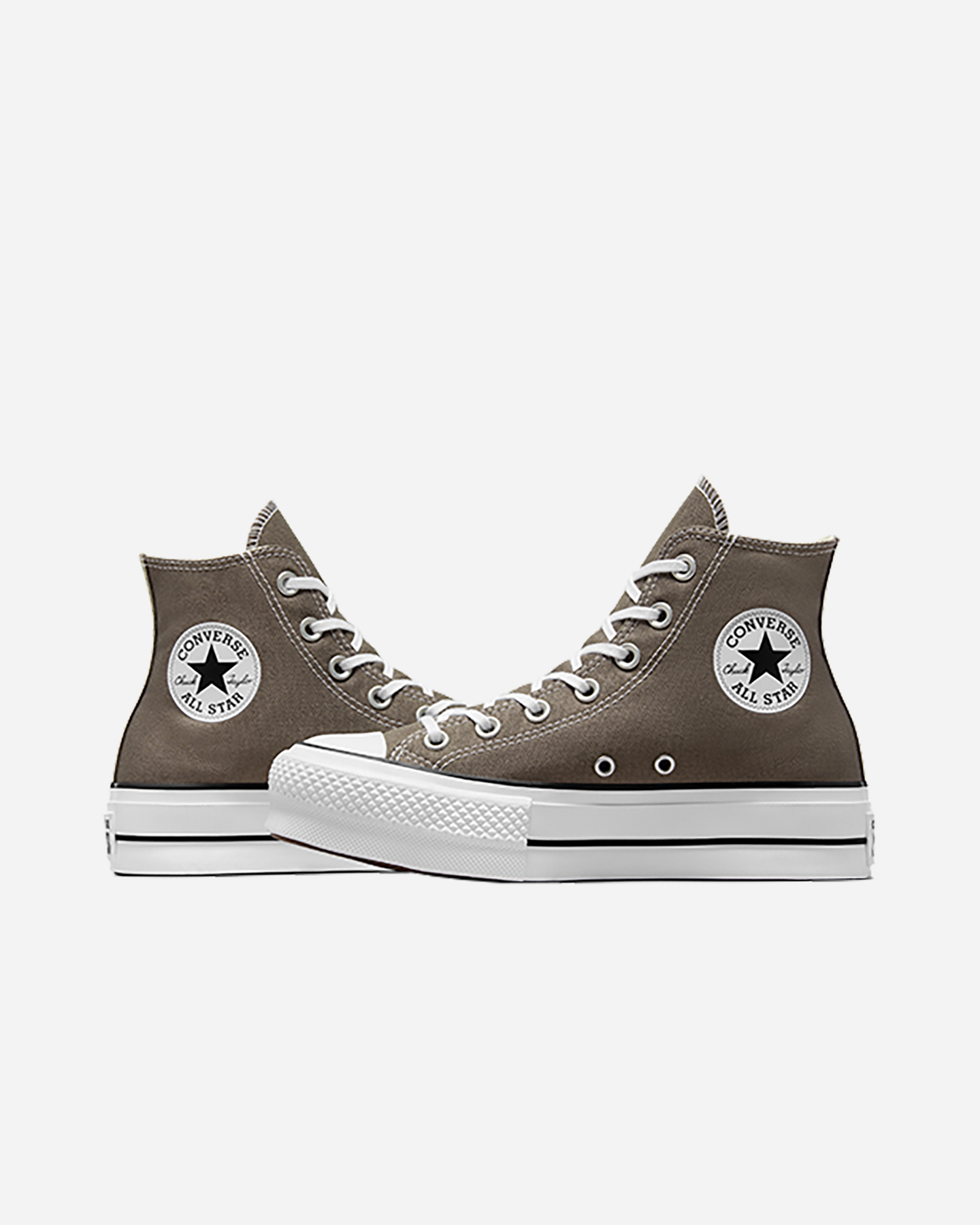 Scarpe sneakers CONVERSE CHUCK TAYLOR ALL STAR LIFT HIGH CANVAS W - Grigio - 2 | Cisalfa Sport