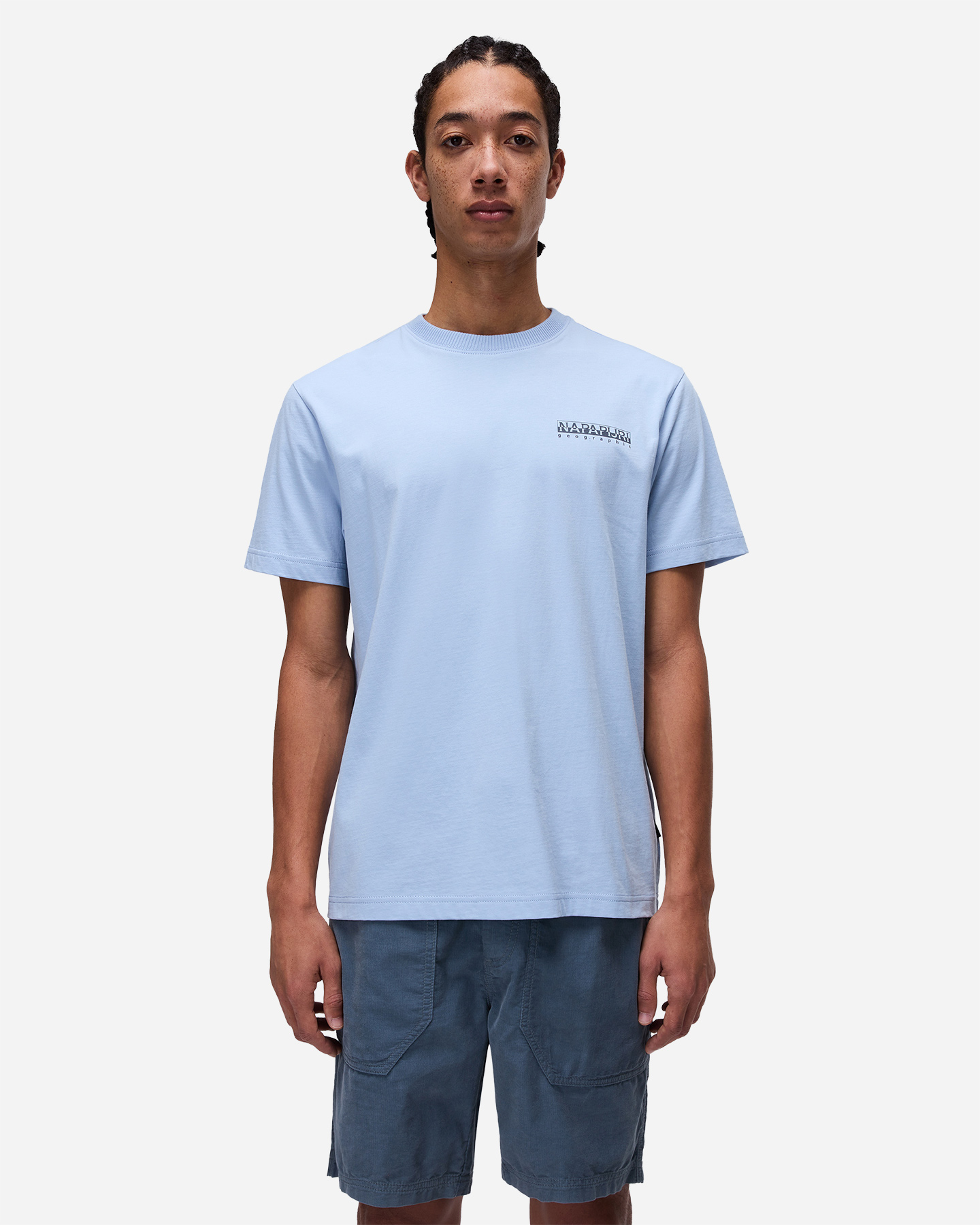 T-shirt NAPAPIJRI GRAPHIC BACK M - Azzurro - 2 | Cisalfa Sport