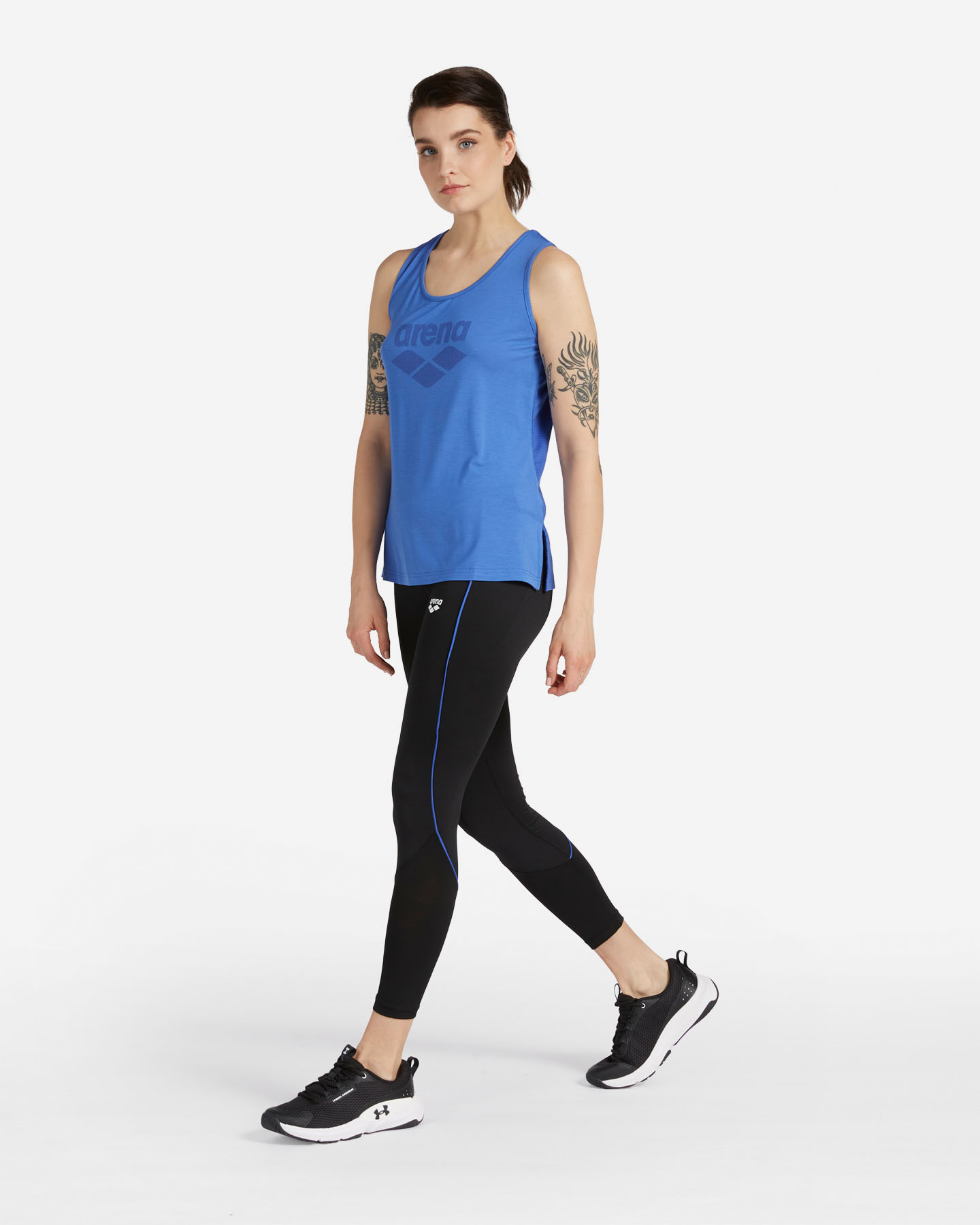 Canotta training ARENA PLANK W - Blu - 3 | Cisalfa Sport