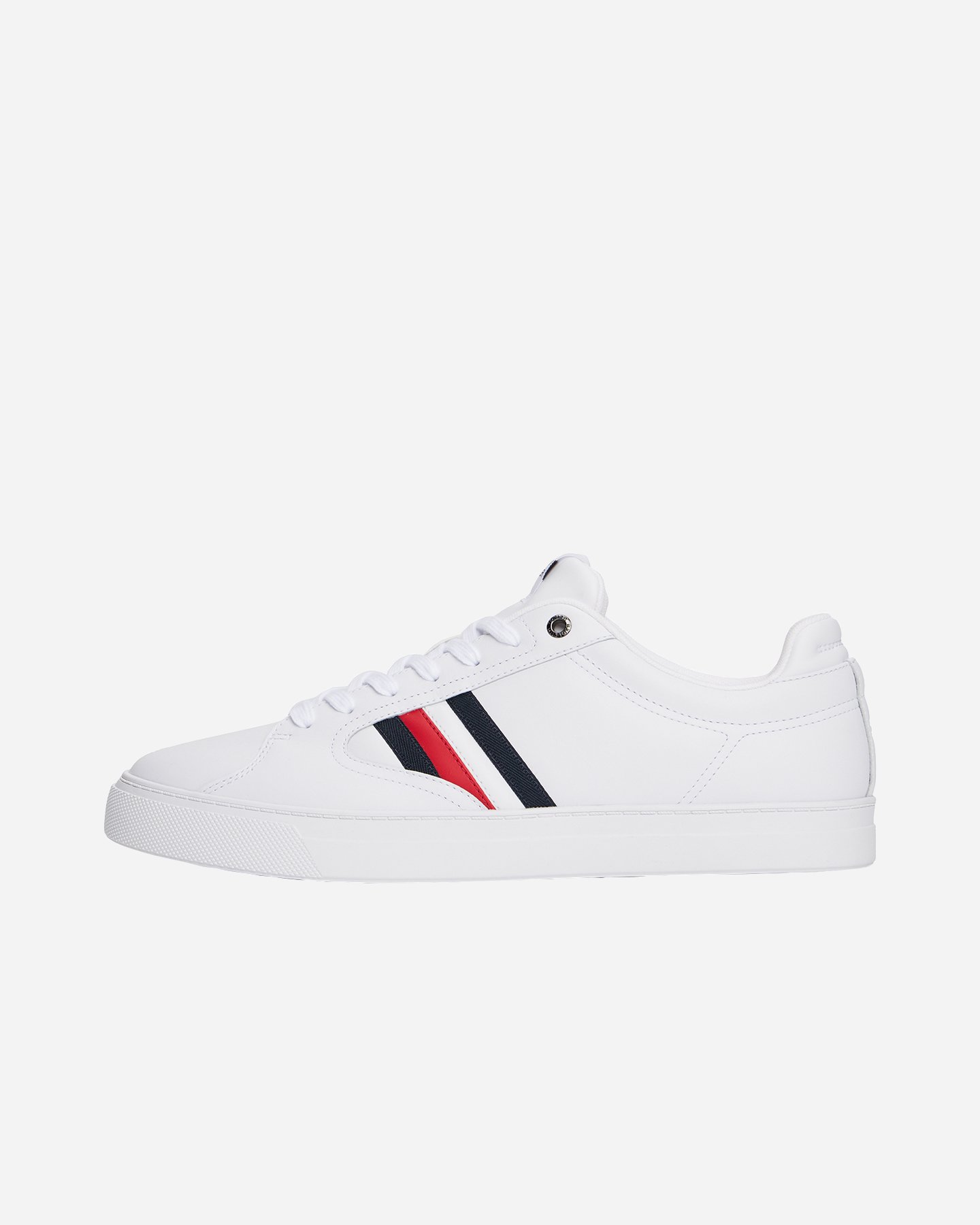 Scarpe sneakers TOMMY HILFIGER ICON COURT STRIPES M - Bianco - 3 | Cisalfa Sport
