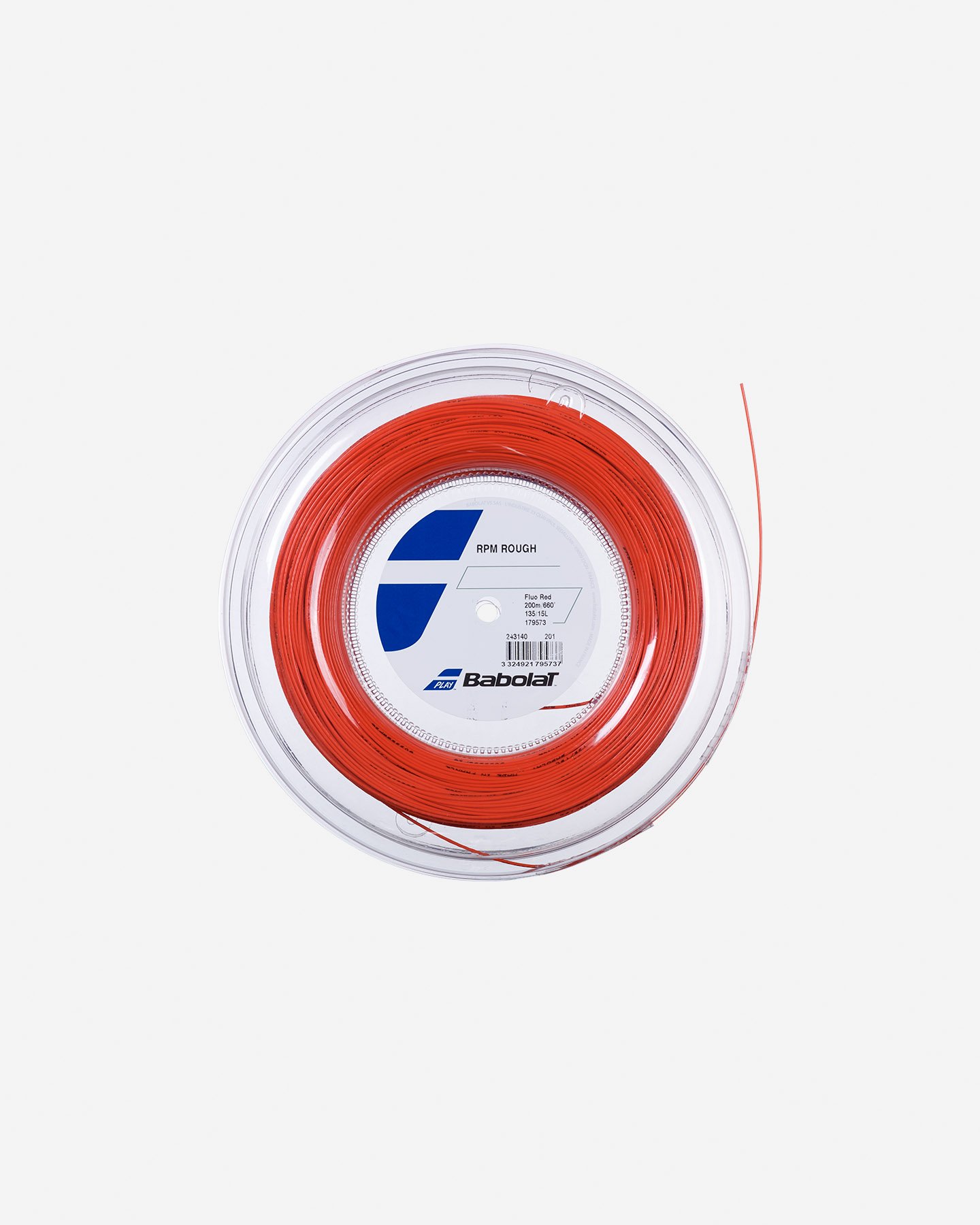 Corde tennis BABOLAT RPM ROUGH 200M  - Rosso - 0 | Cisalfa Sport