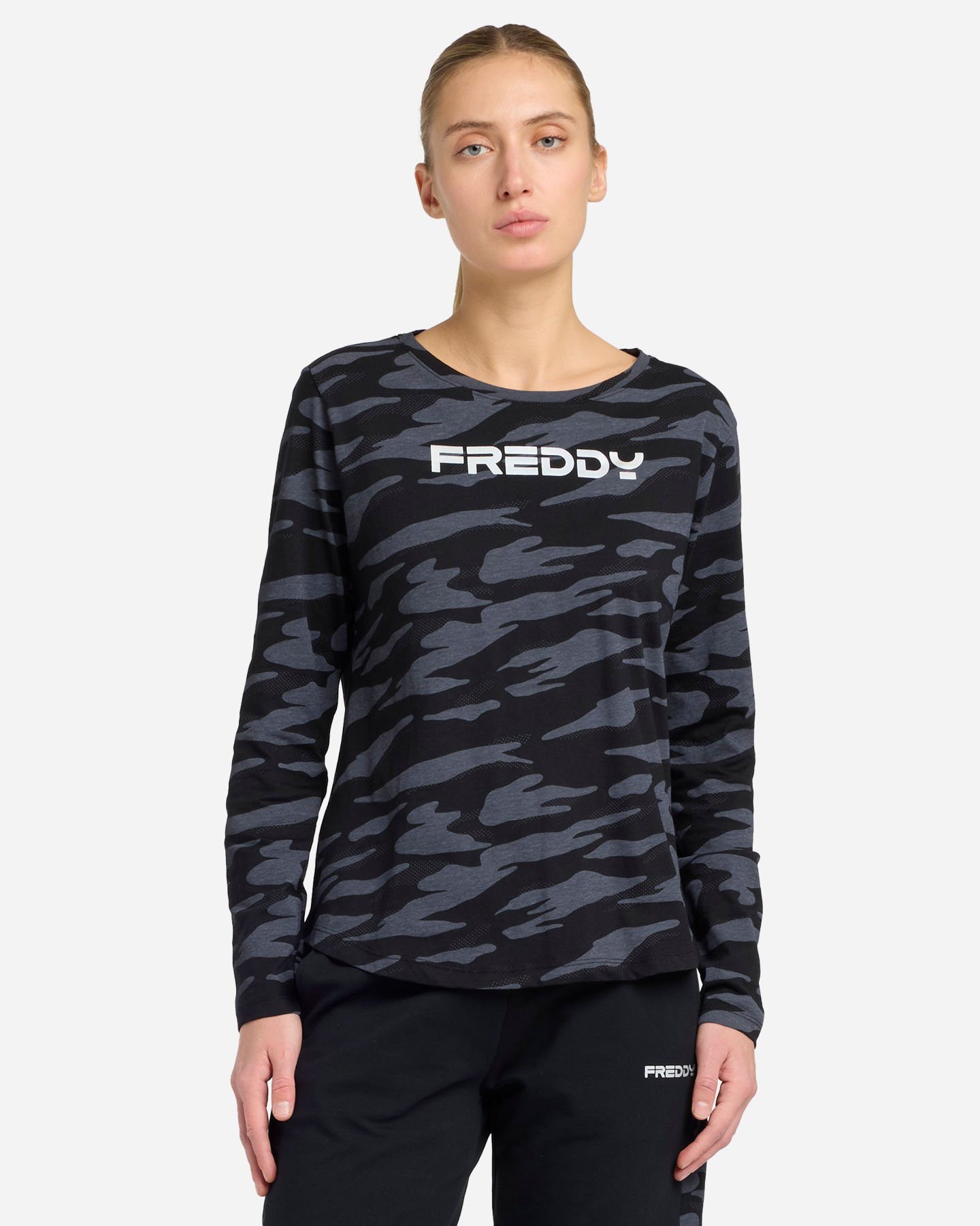 T-shirt FREDDY BIG LOGO OLOGRAFICO W - Nero - 1 | Cisalfa Sport