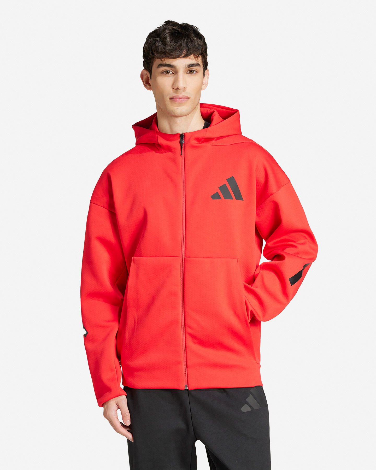 Felpa ADIDAS Z.N.E. M - Rosso - 1 | Cisalfa Sport