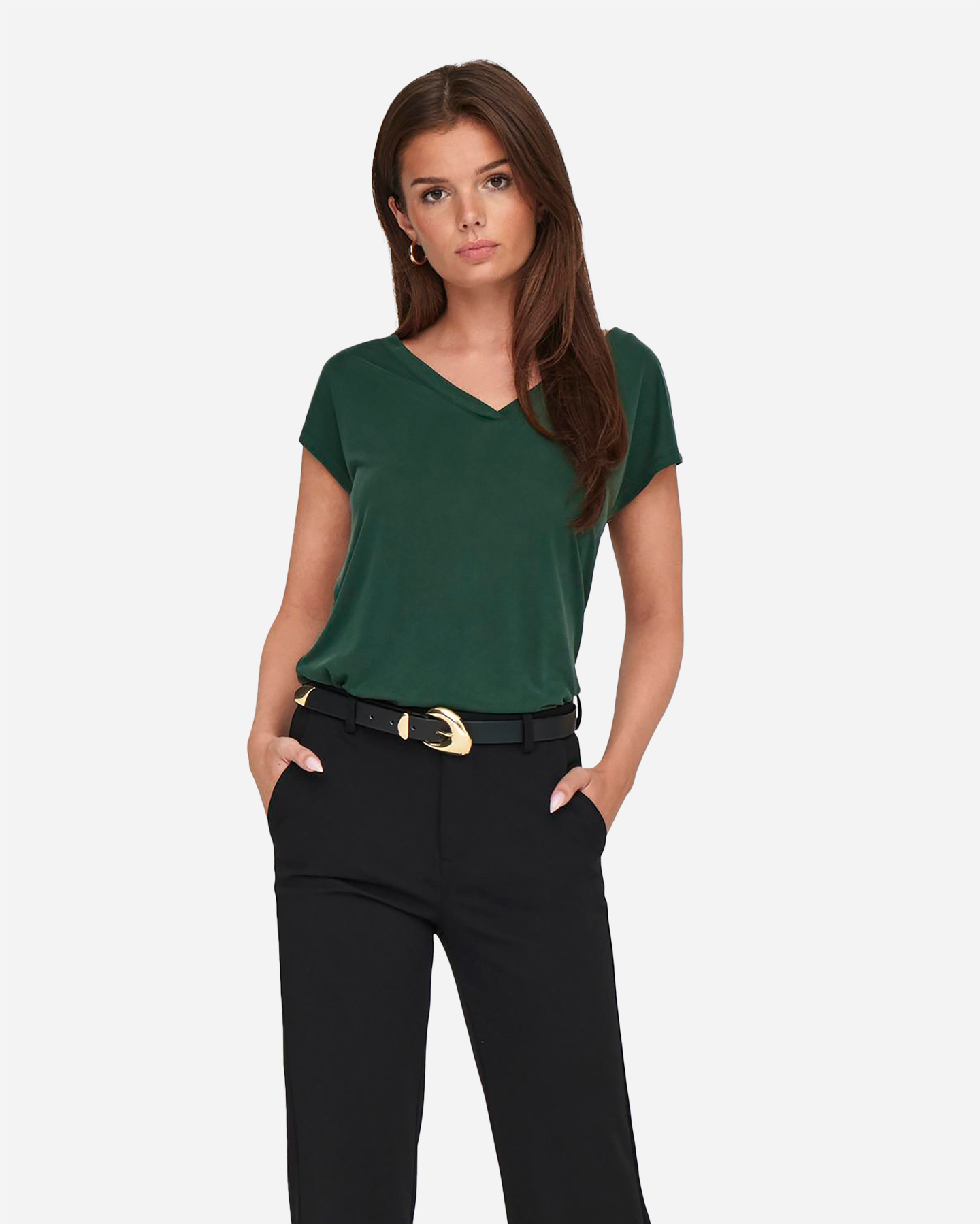 T-shirt ONLY FREE LIFE W - Verde - 2 | Cisalfa Sport