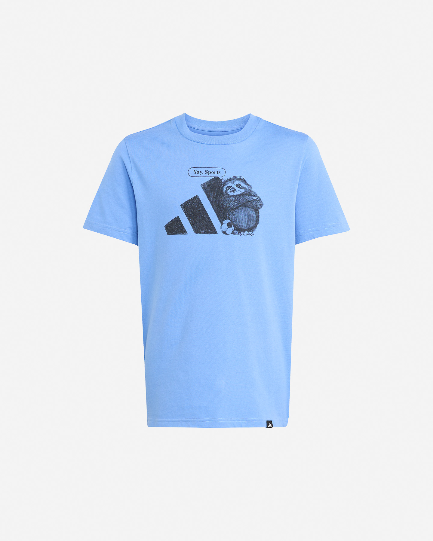 T-shirt ADIDAS BIG LOGO JR - Blu royal - 0 | Cisalfa Sport