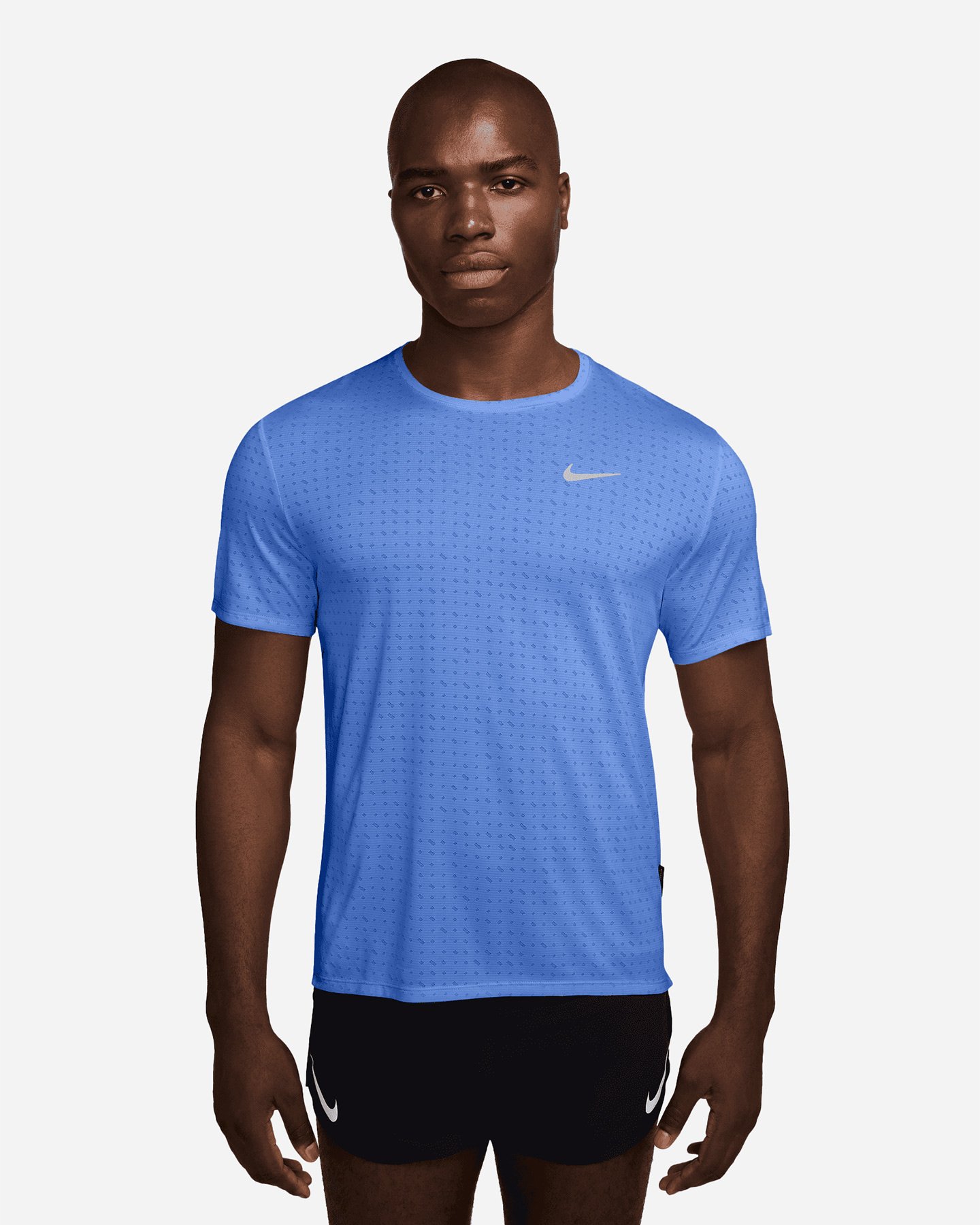 Nike Breathe Miler M - T-shirt Running - Uomo - Blu