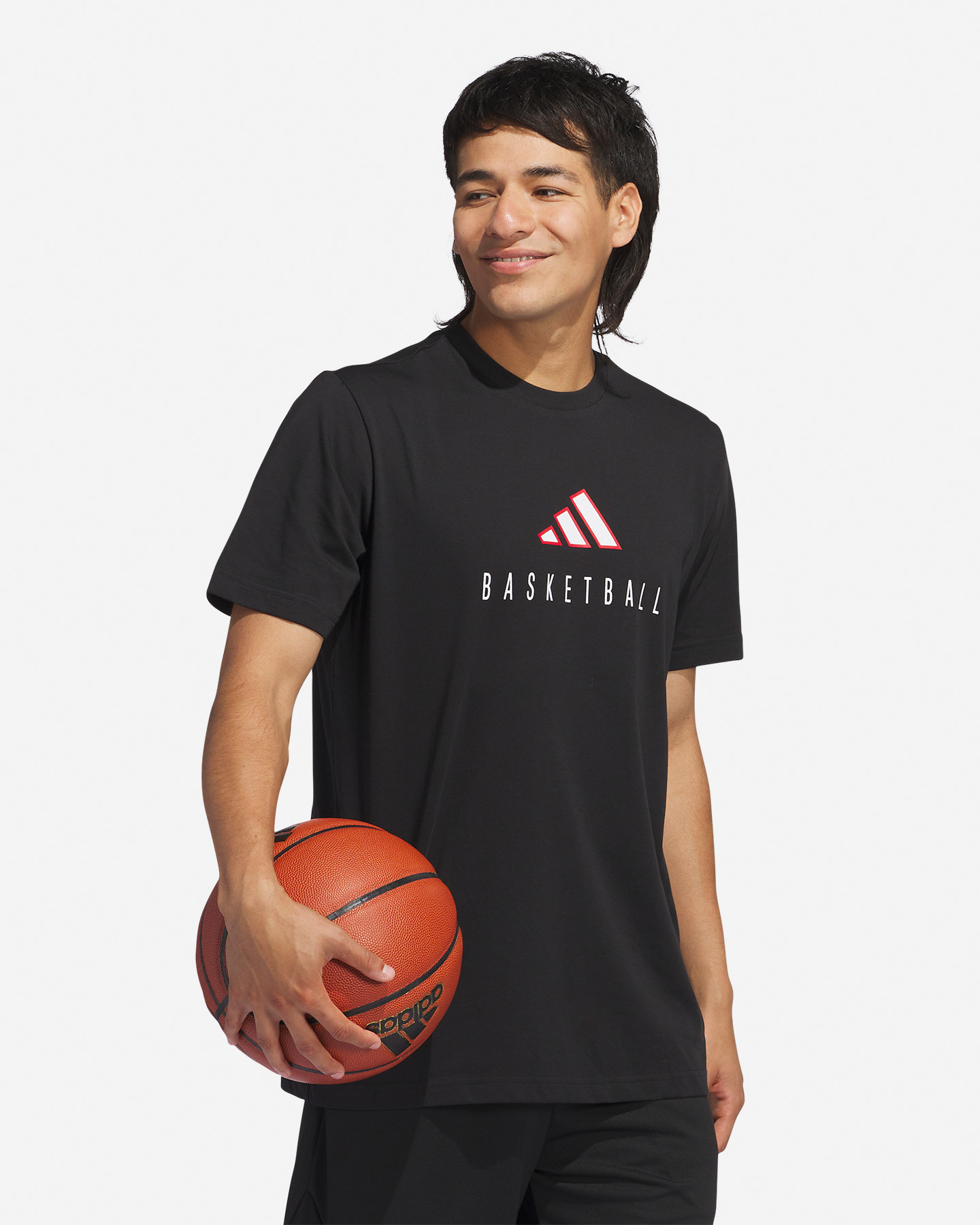 Maglia basket ADIDAS LOGO M - Nero - 3 | Cisalfa Sport