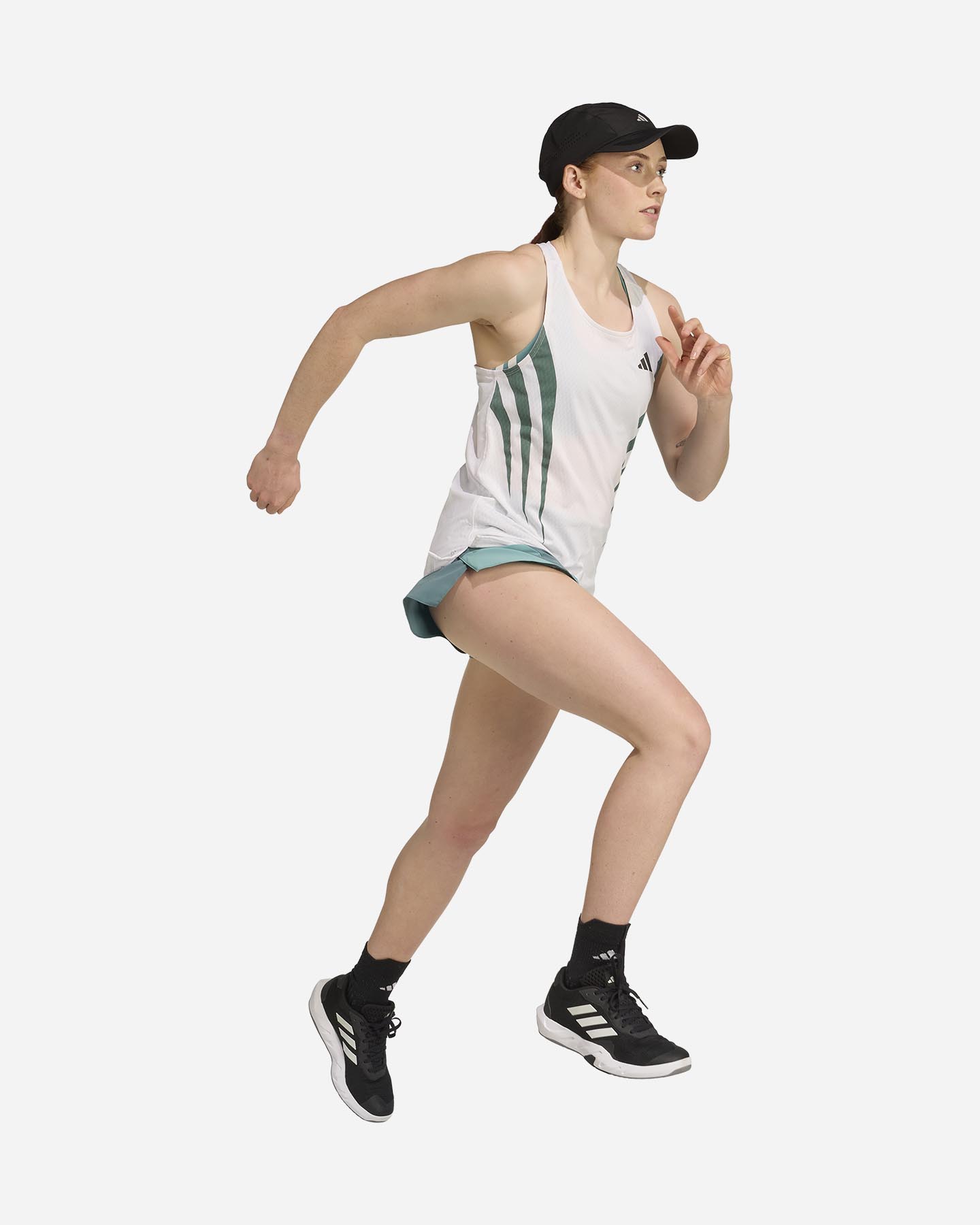 Canotta running ADIDAS ADIZERO W - Bianco - 3 | Cisalfa Sport