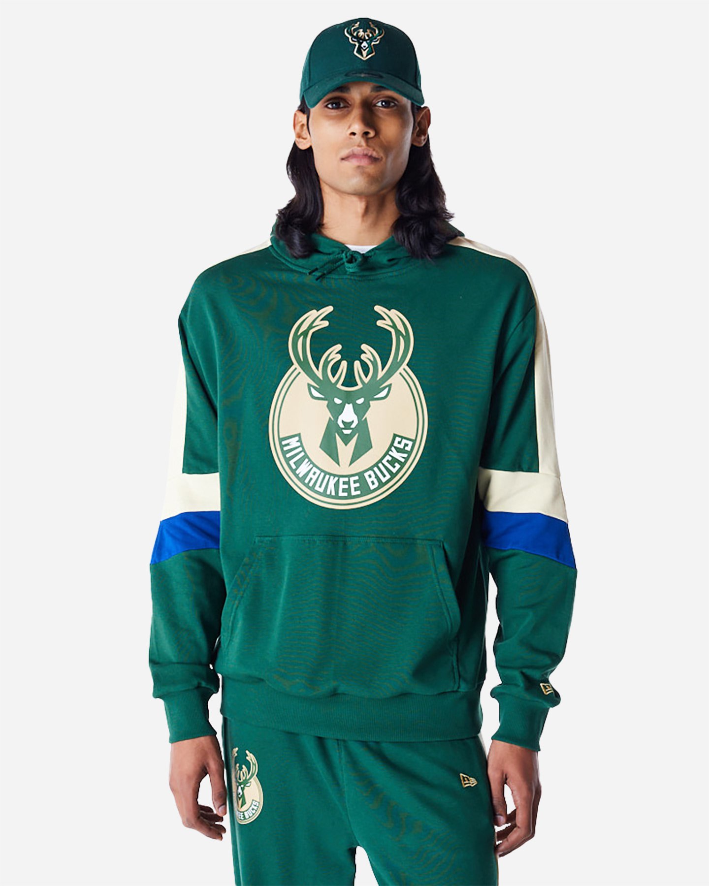 Felpa nba NEW ERA 9FORTY BLOCK OS BUCKS M - Verde - 0 | Cisalfa Sport