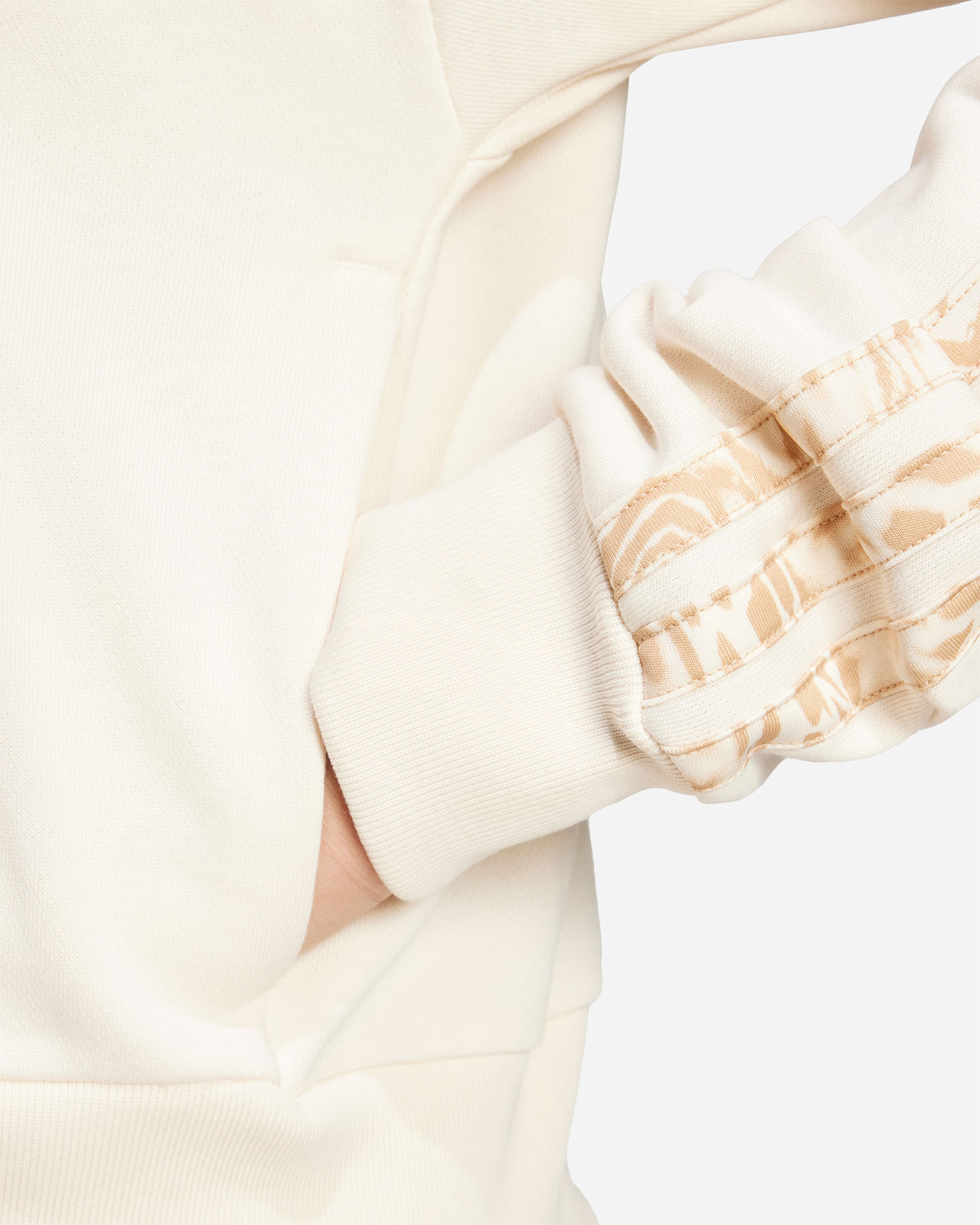 Felpa ADIDAS 3STRIPES W - Beige - 4 | Cisalfa Sport