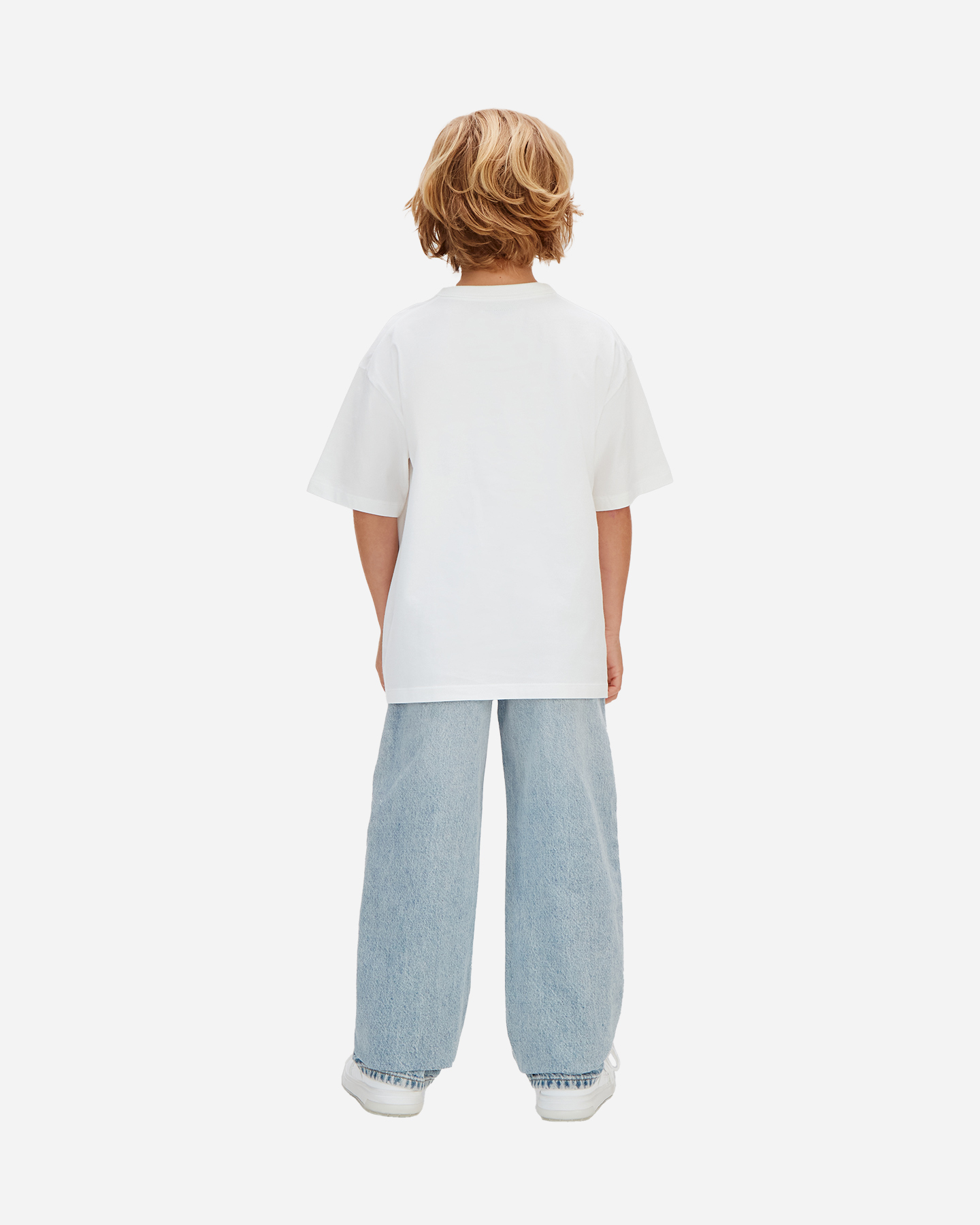 T-shirt CALVIN KLEIN JEANS BASIC JR - Bianco - 3 | Cisalfa Sport