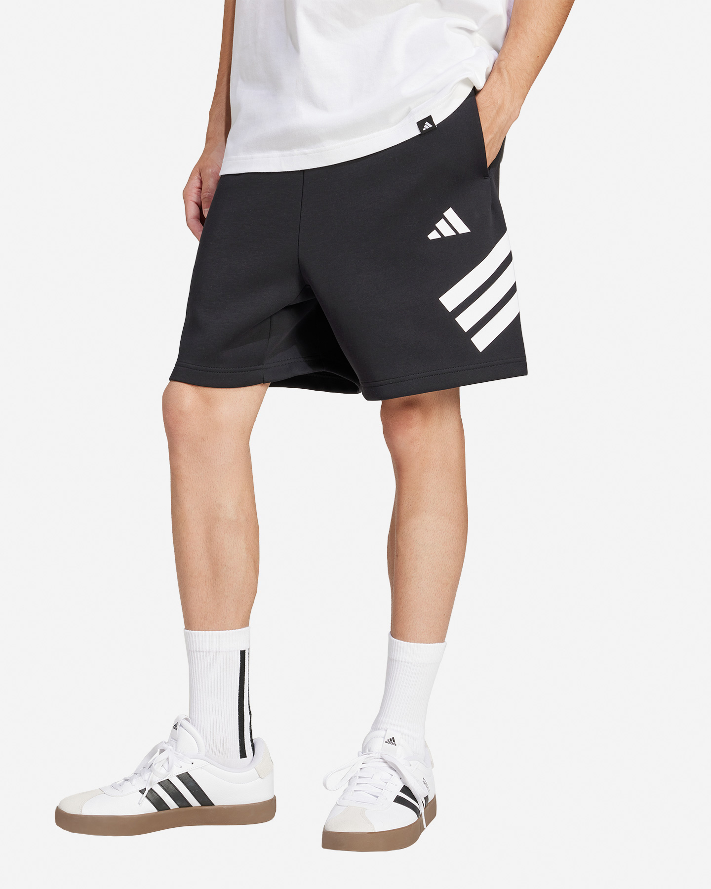 Pantaloncini ADIDAS 3STRIPES M - Nero - 1 | Cisalfa Sport