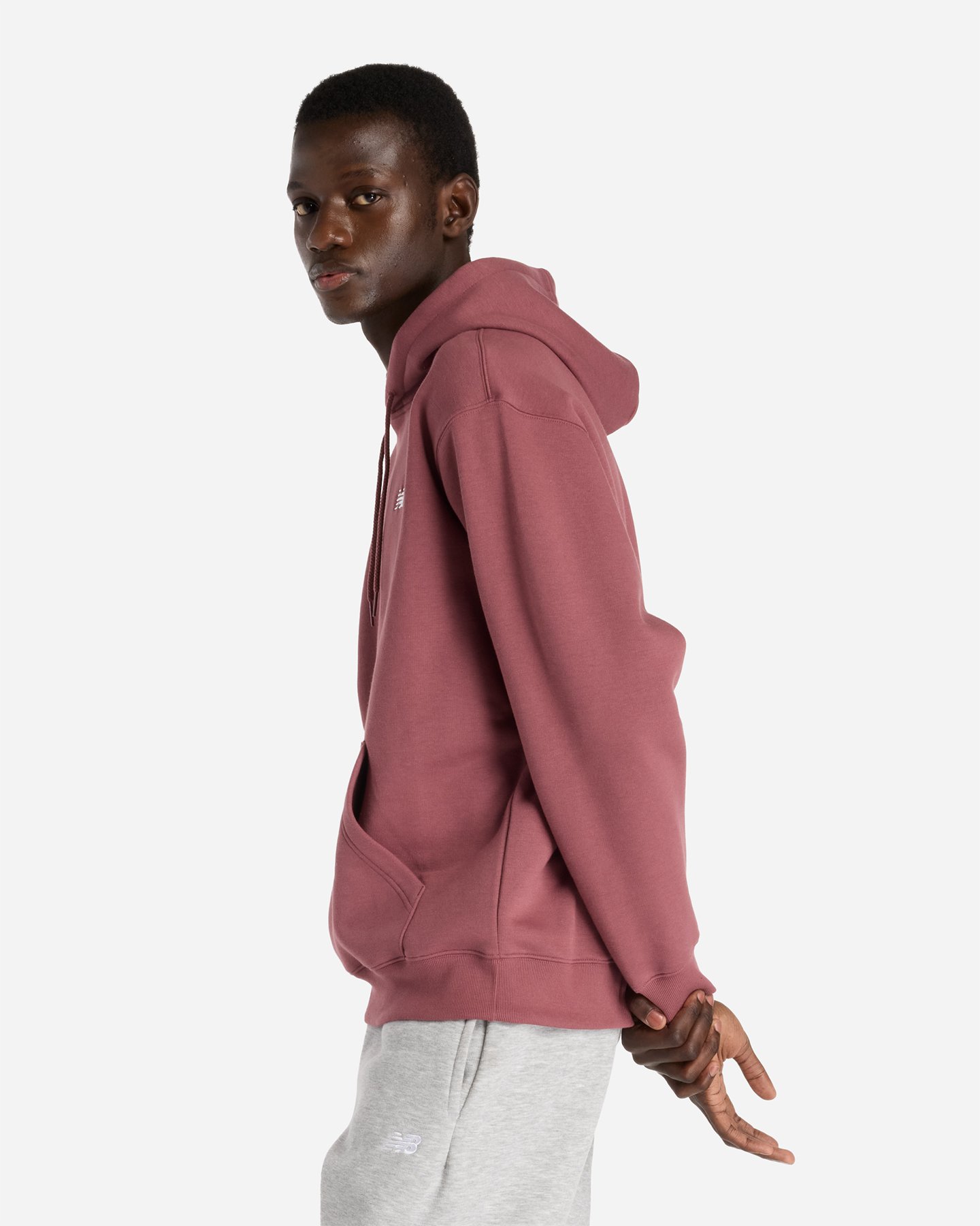 Felpa NEW BALANCE SMALL LOGO SPORT ESSENTIAL M - Rosso - 1 | Cisalfa Sport