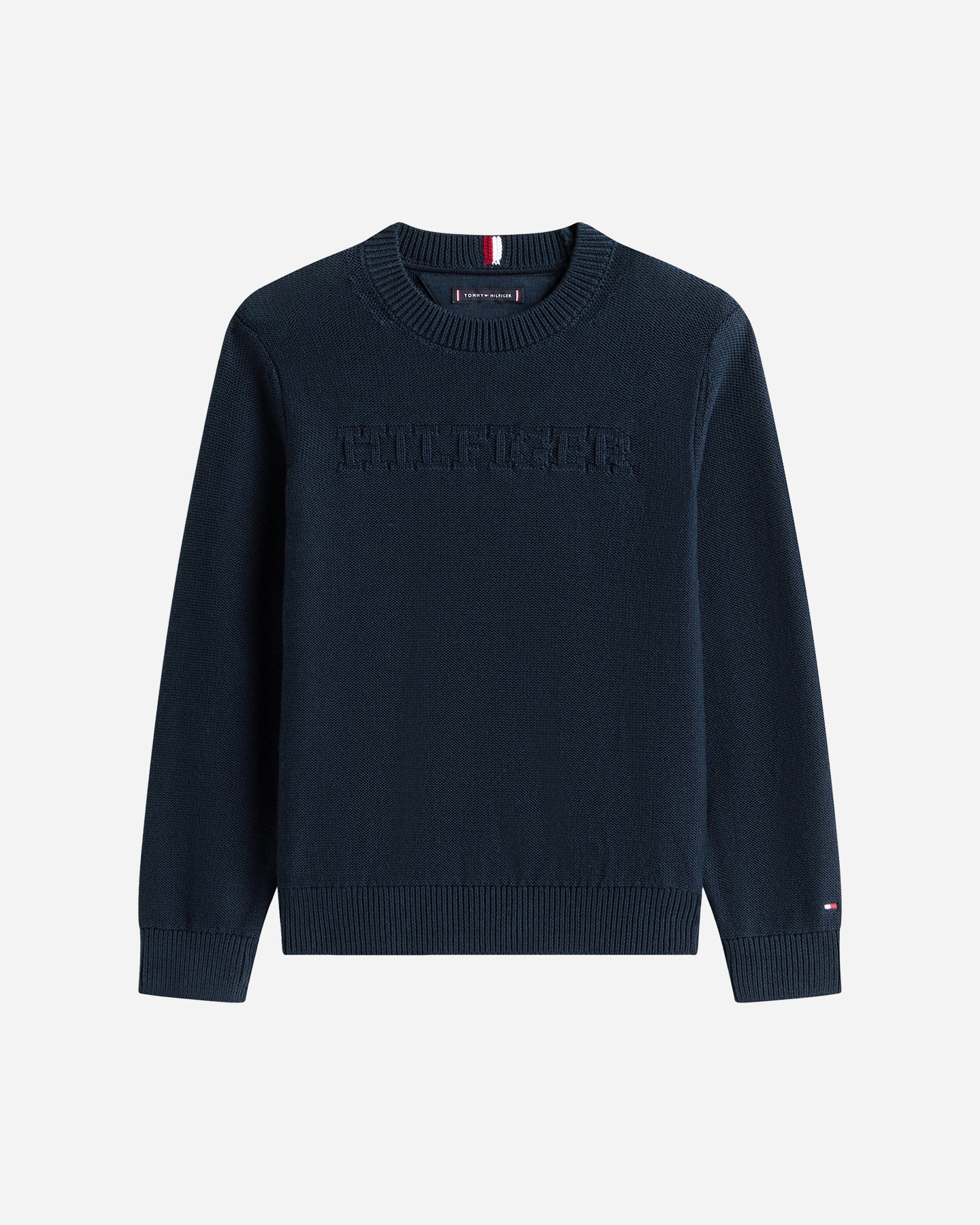 Maglione TOMMY HILFIGER MONOTYPE GRAPHIC JR - Blu Navy - 0 | Cisalfa Sport