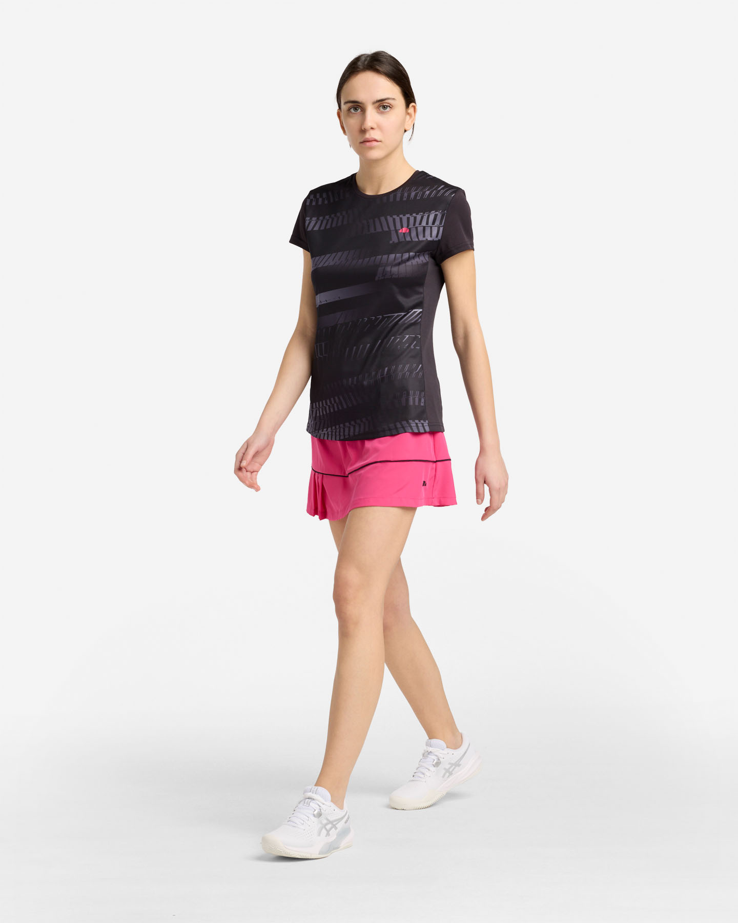 T-shirt tennis ELLESSE BOUNCE W - Nero - 2 | Cisalfa Sport