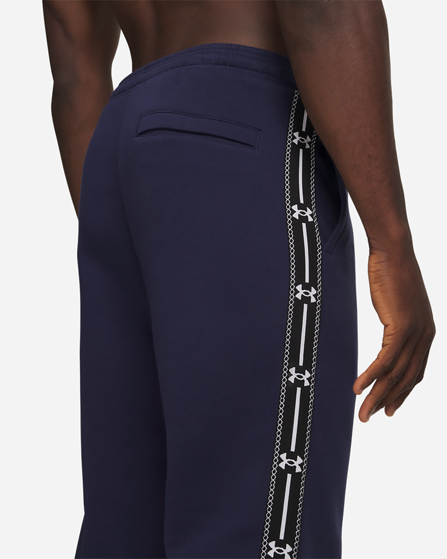 Pantalone UNDER ARMOUR ICON TAPED M - Blu Navy - 3 | Cisalfa Sport
