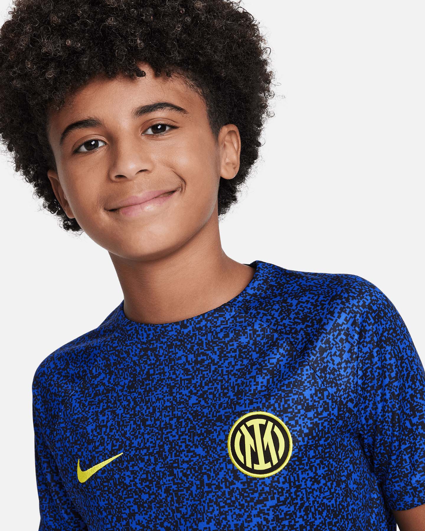 Maglia calcio ufficiale NIKE DRI FIT INTER PREMATCH 23-24 JR - Blu - 3 | Cisalfa Sport