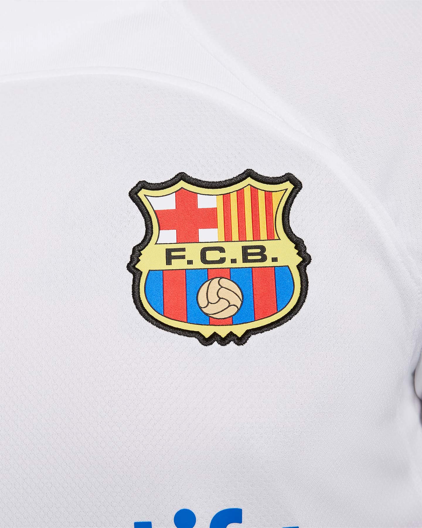 Maglia calcio ufficiale NIKE BARCELLONA AWAY 23-24 M - Bianco - 5 | Cisalfa Sport