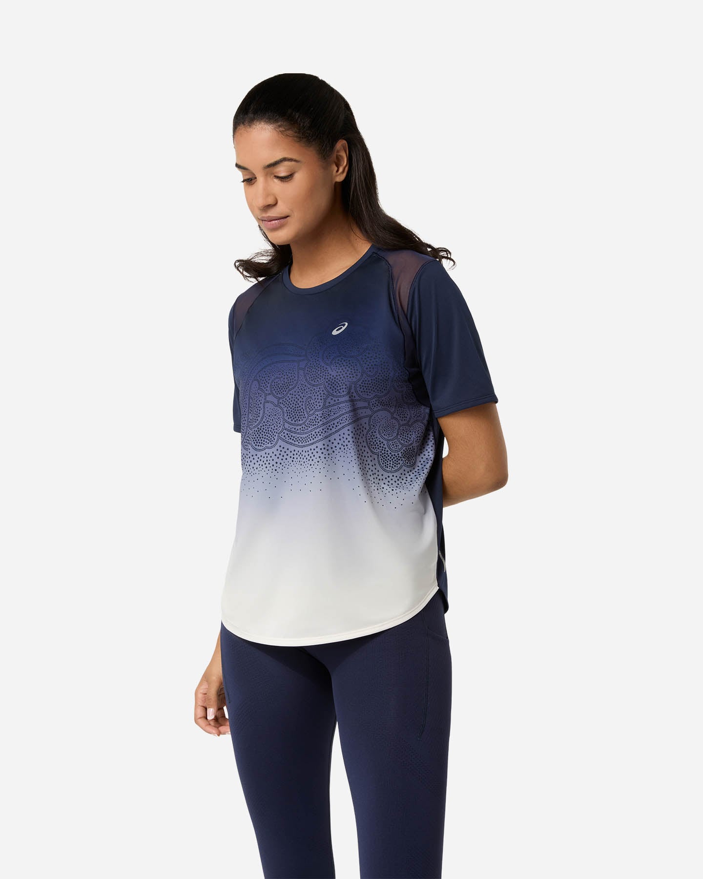 T-shirt running ASICS ROAD FADE W - Blu - 2 | Cisalfa Sport