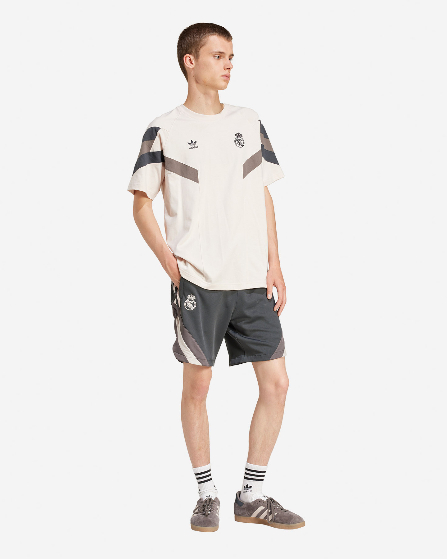 Pantaloncini calcio ufficiali ADIDAS REAL MADRID OG 24-25 M - Color mix - 3 | Cisalfa Sport