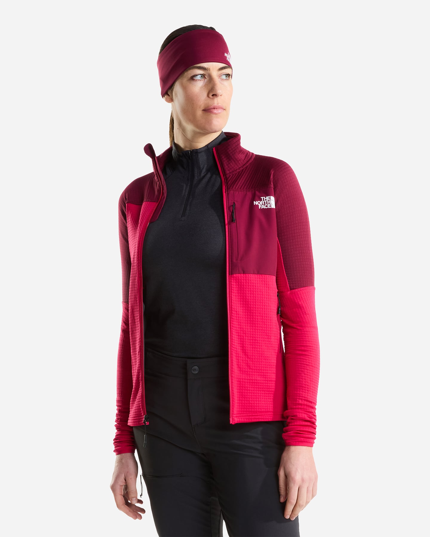 Pile THE NORTH FACE POWERGRID STORMGAP W - Fucsia - 3 | Cisalfa Sport