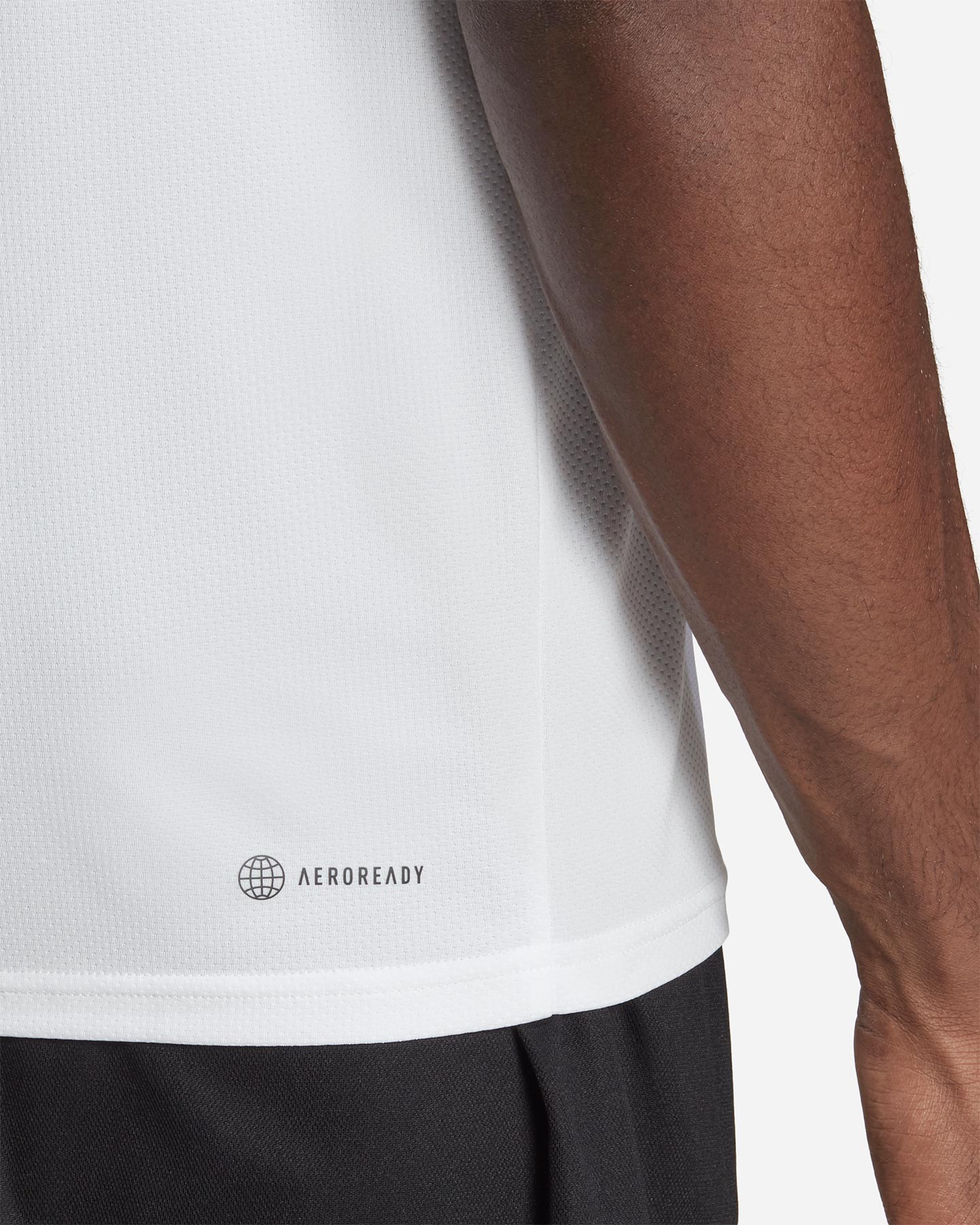 T-shirt training ADIDAS TR-ES 3STRIPES M - Bianco - 5 | Cisalfa Sport