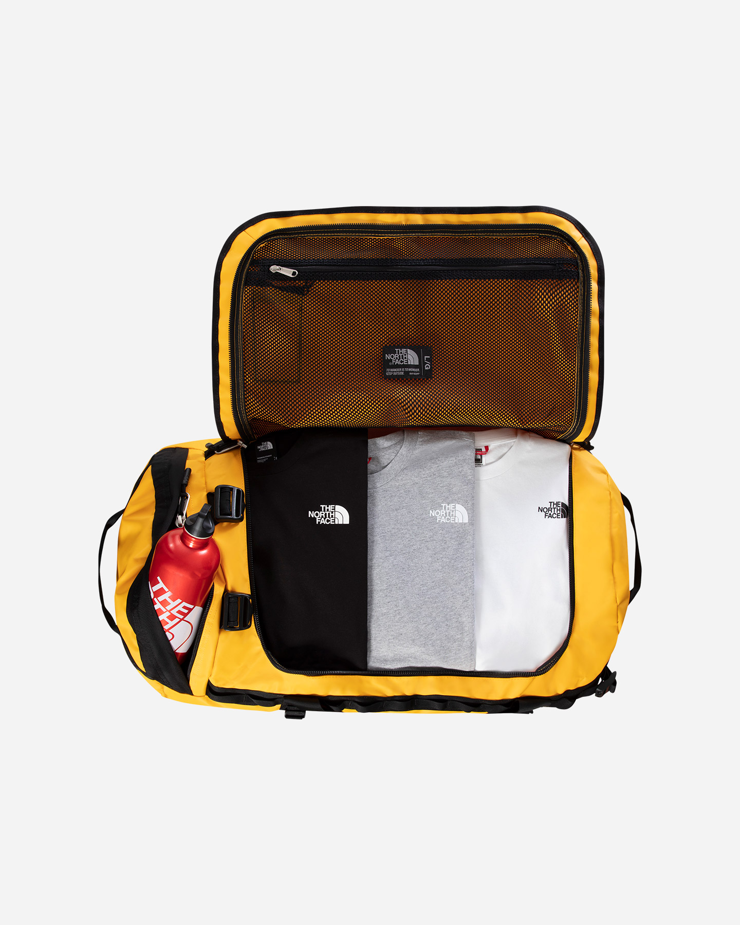 Borsa THE NORTH FACE BASE CAMP DUFFEL LARGE SUMMIT - Oro - 2 | Cisalfa Sport