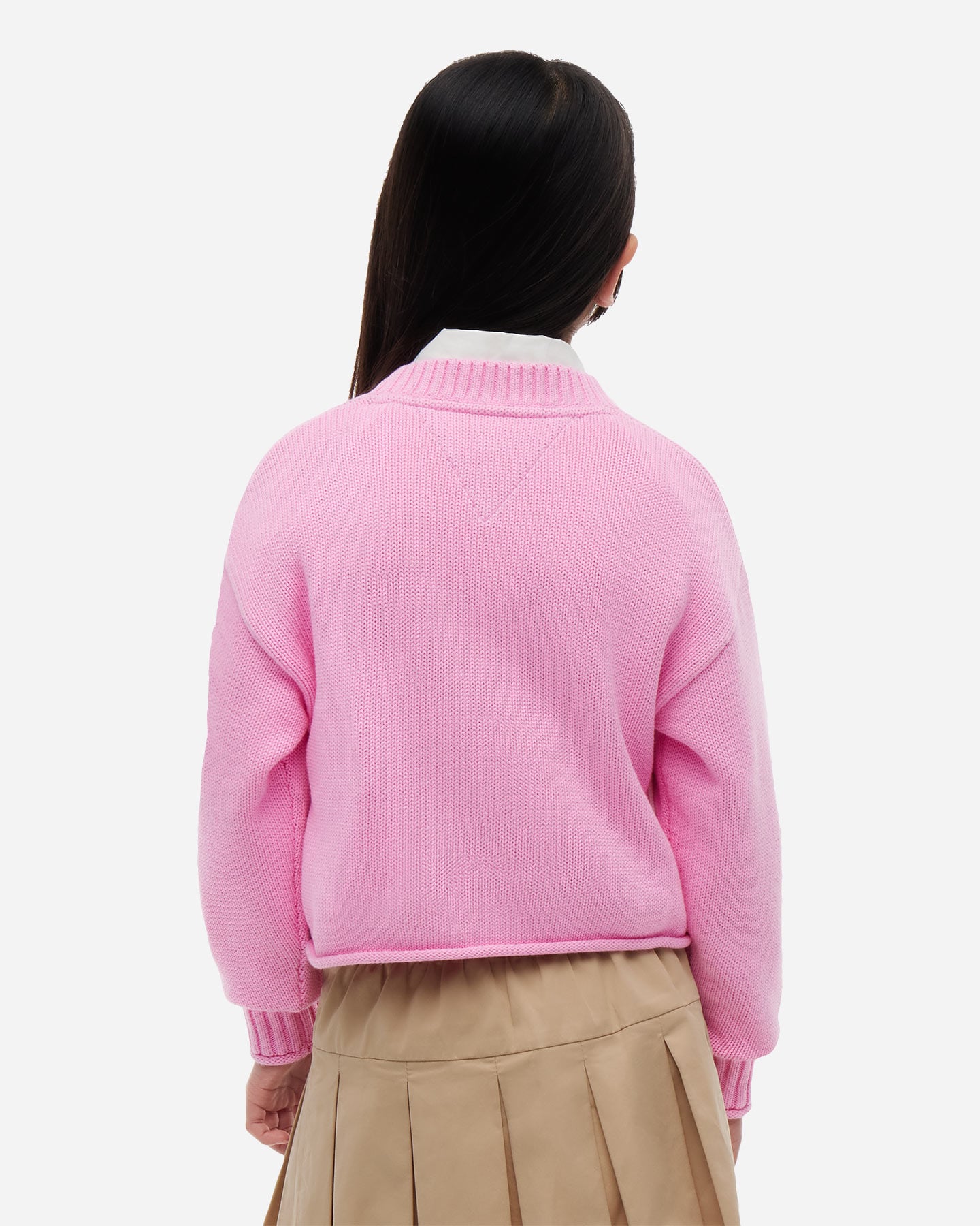 Maglione TOMMY HILFIGER HERITAGE FLAG JR - Rosa - 2 | Cisalfa Sport