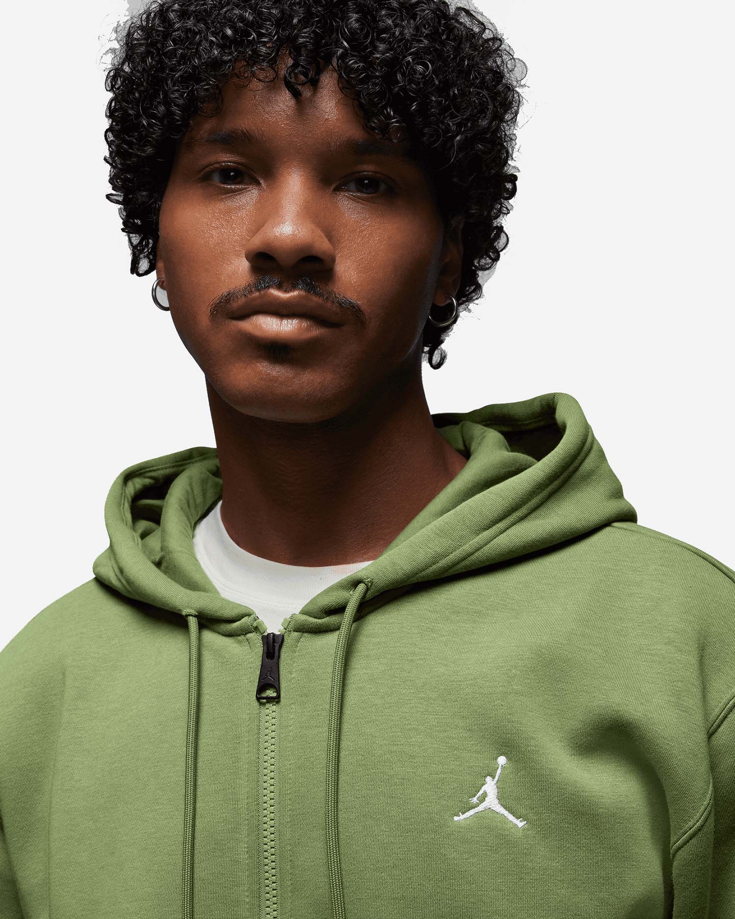 Felpa NIKE JORDAN ESSENTIAL M - Verde - 2 | Cisalfa Sport
