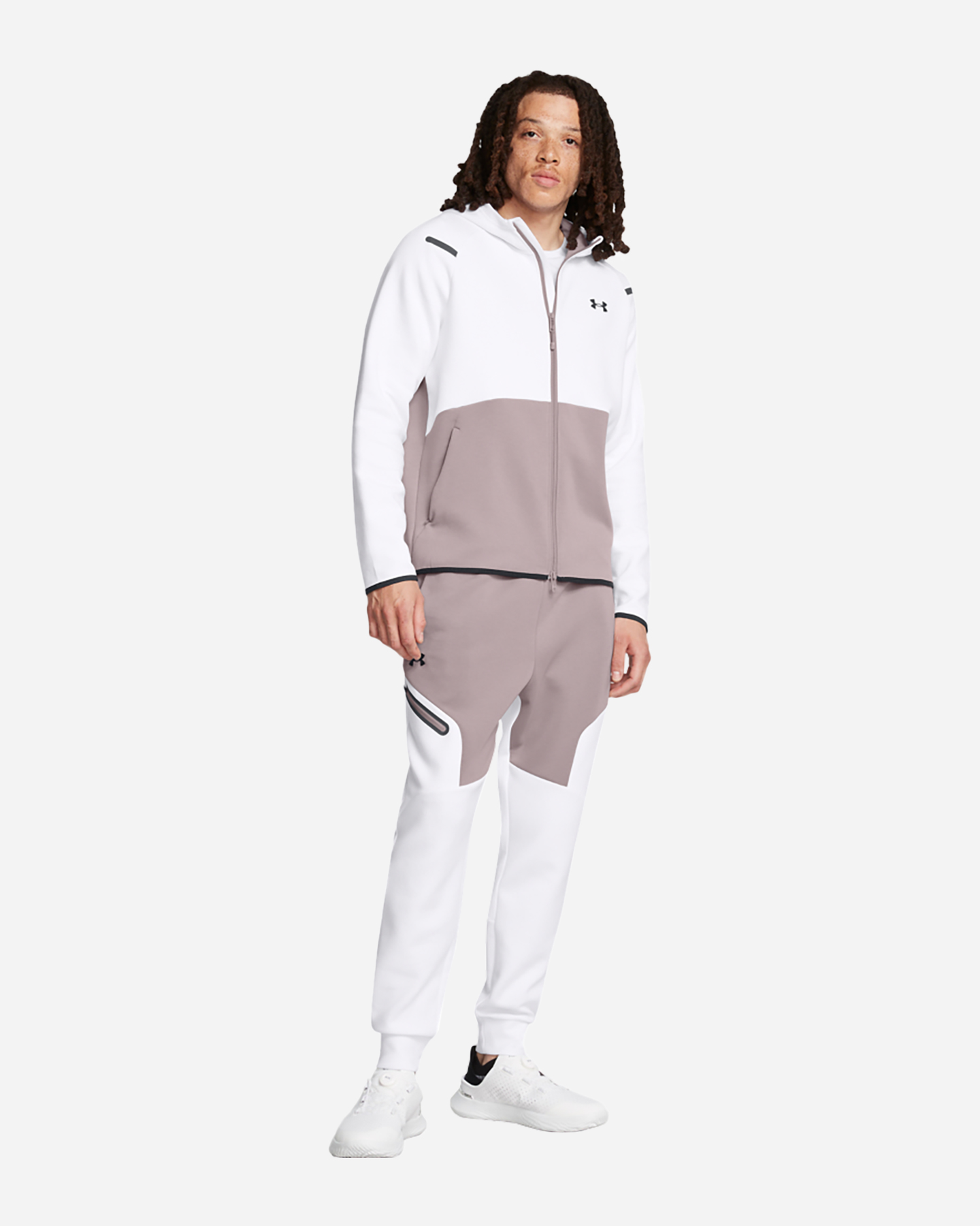 Pantalone UNDER ARMOUR UNSTOPPABLE M - Bianco - 2 | Cisalfa Sport