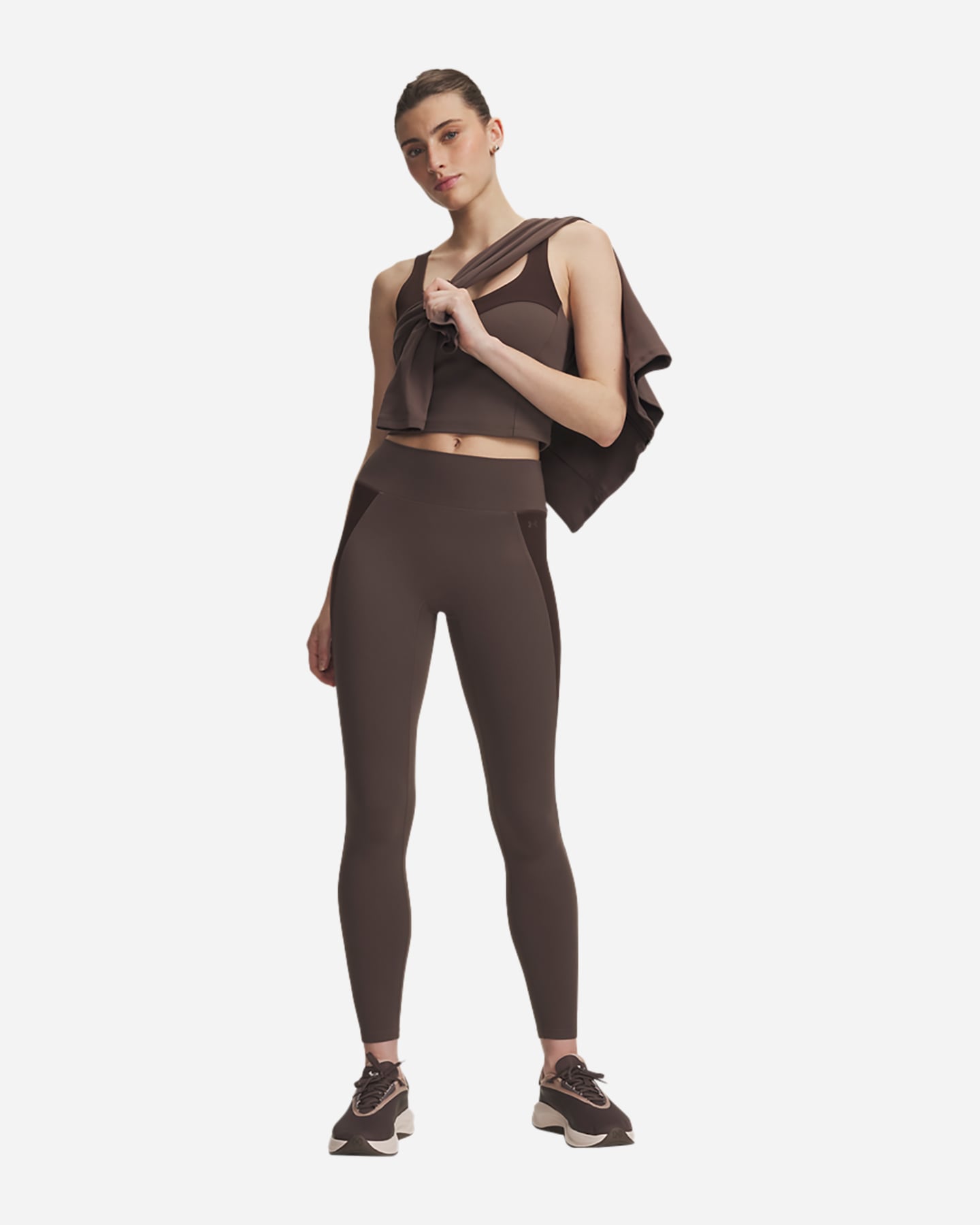 Leggings UNDER ARMOUR MOTION W - Marrone - 2 | Cisalfa Sport
