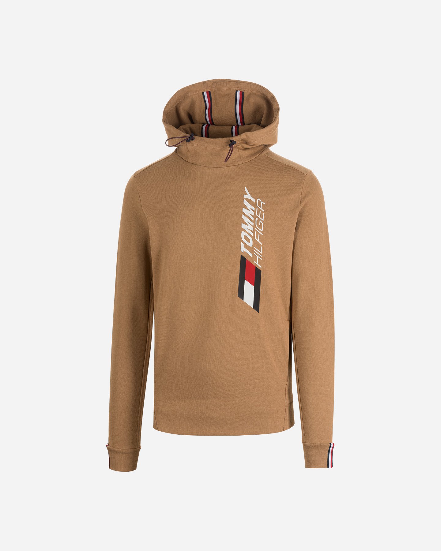 Felpa TOMMY HILFIGER GRAPHIC LOGO KHAKI M - Marrone - 0 | Cisalfa Sport
