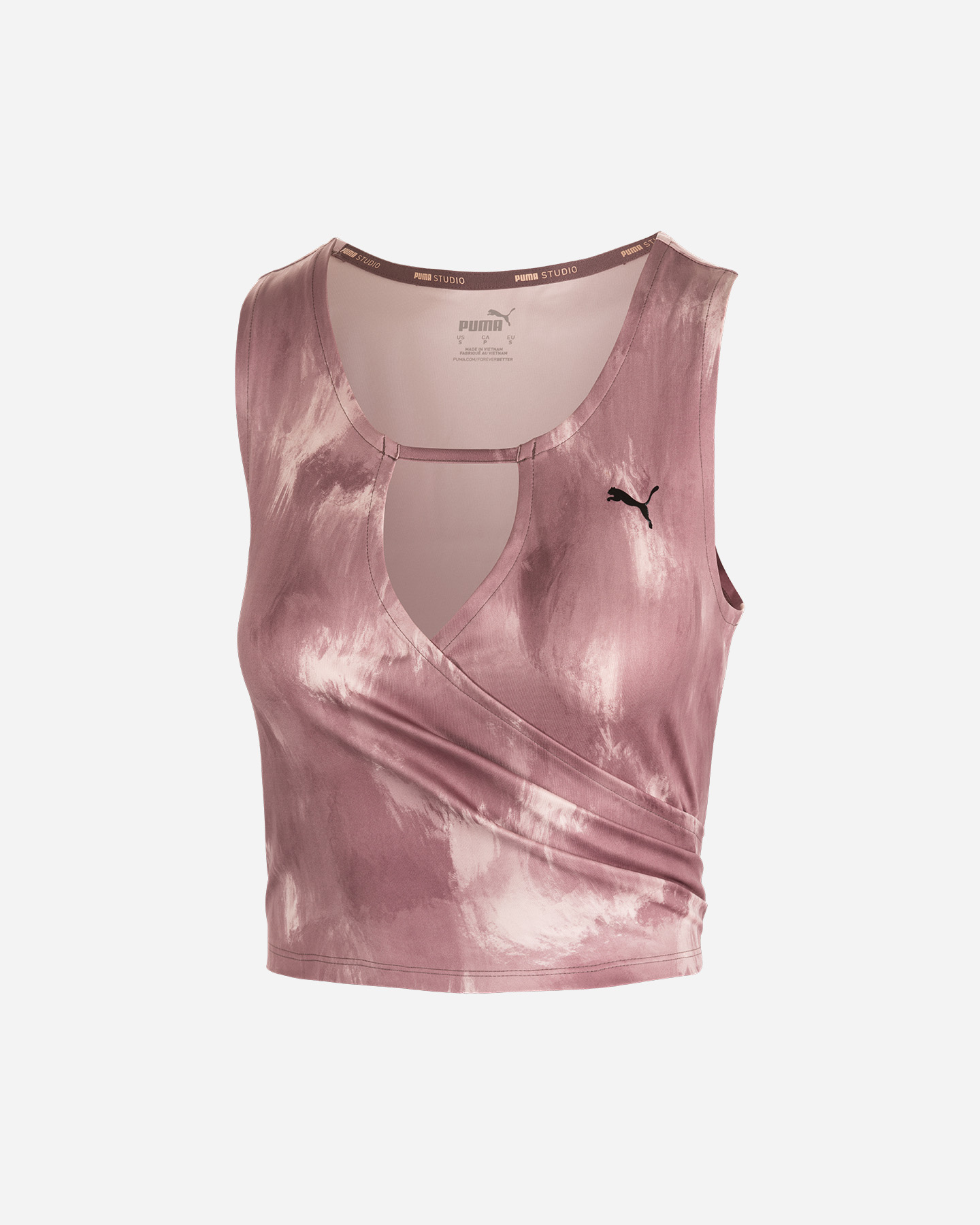 Canotta training PUMA POLY CROP AOP W - Rosa - 0 | Cisalfa Sport