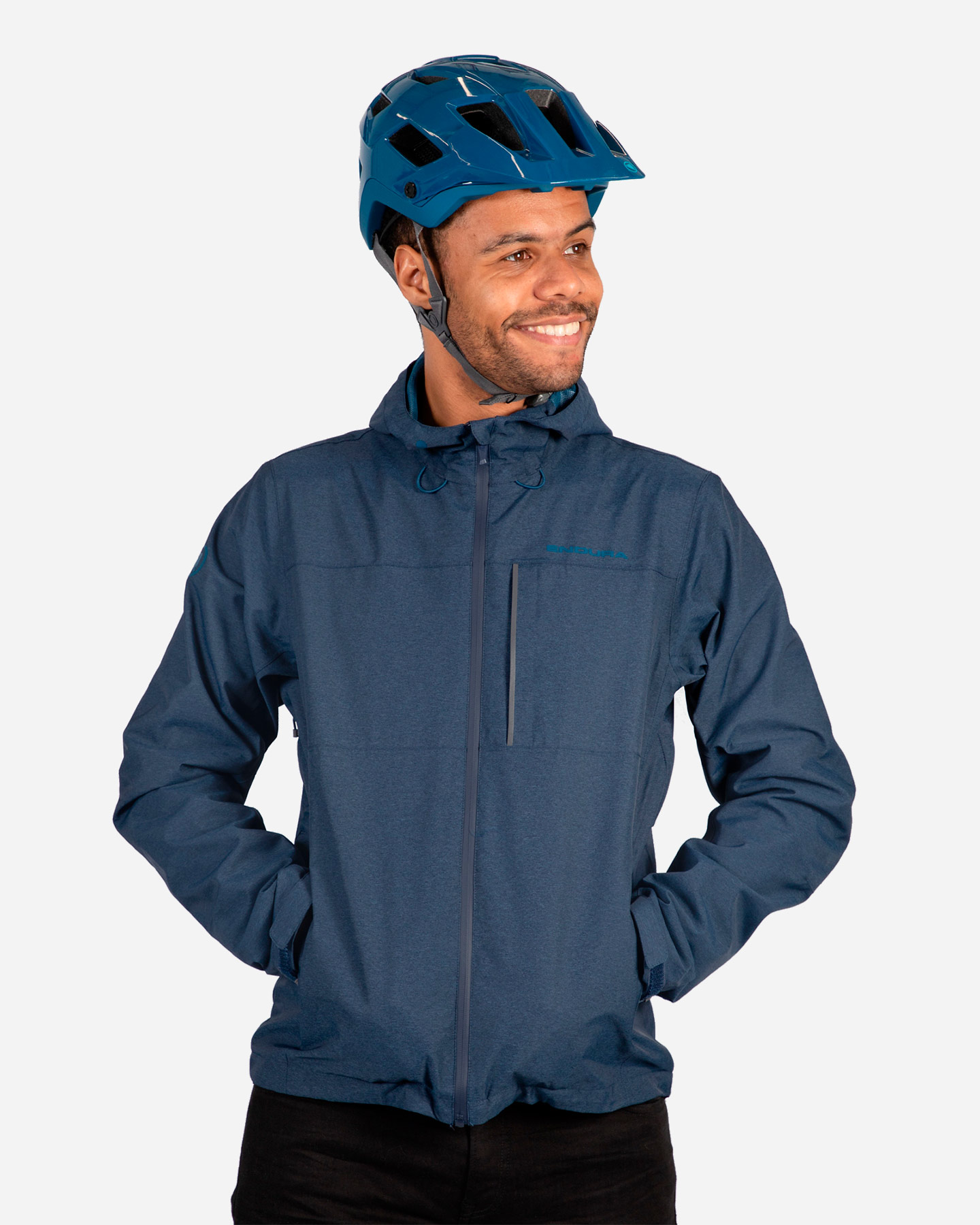 Giacca ciclismo ENDURA HUMMVEE WATERPROOF M - Blu - 2 | Cisalfa Sport