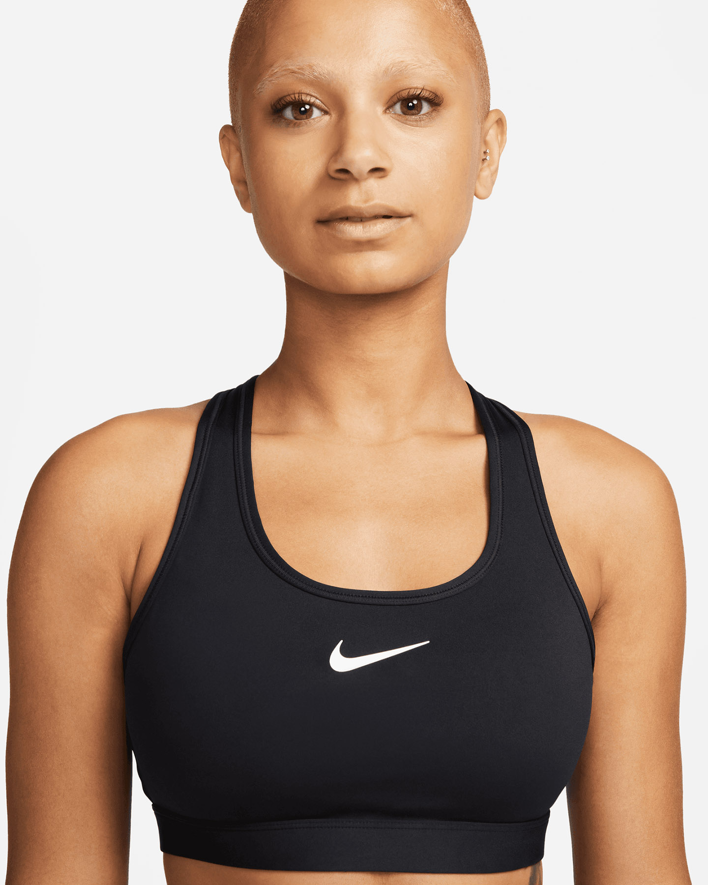 Bra training NIKE SWOOSH W - Nero - 3 | Cisalfa Sport