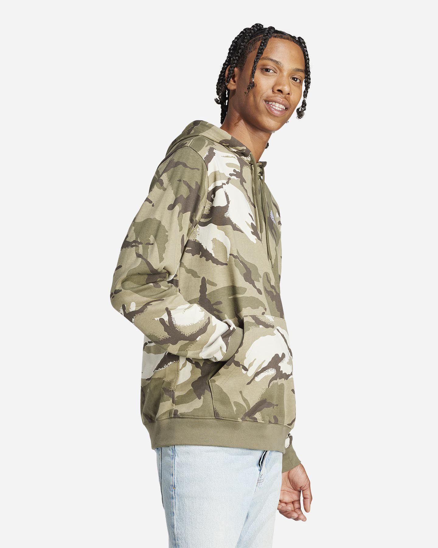 Felpa ADIDAS BRAND LOVE M - Verde - 3 | Cisalfa Sport