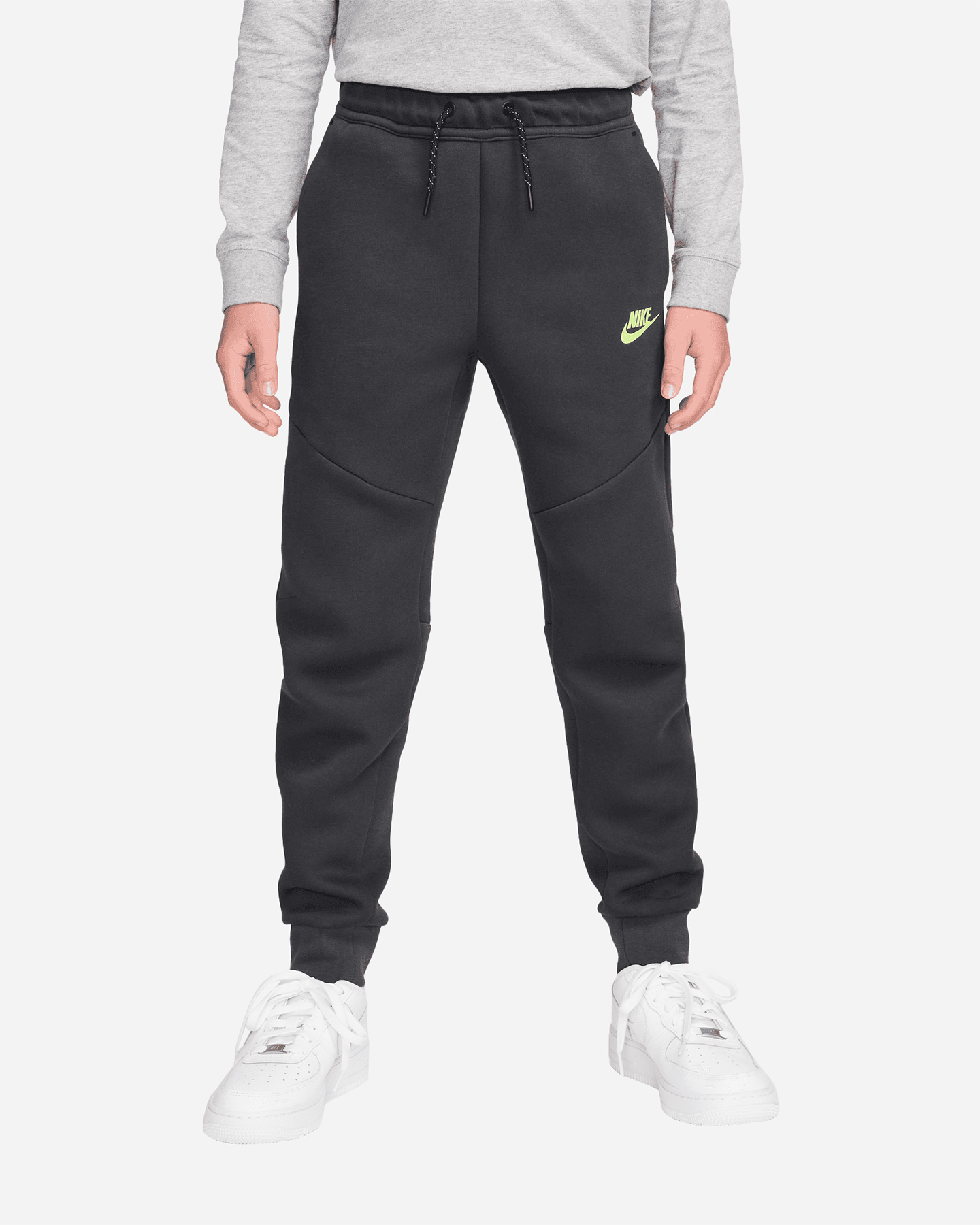 Pantalone NIKE TECH FLEECE 2 JR - Grigio - 0 | Cisalfa Sport