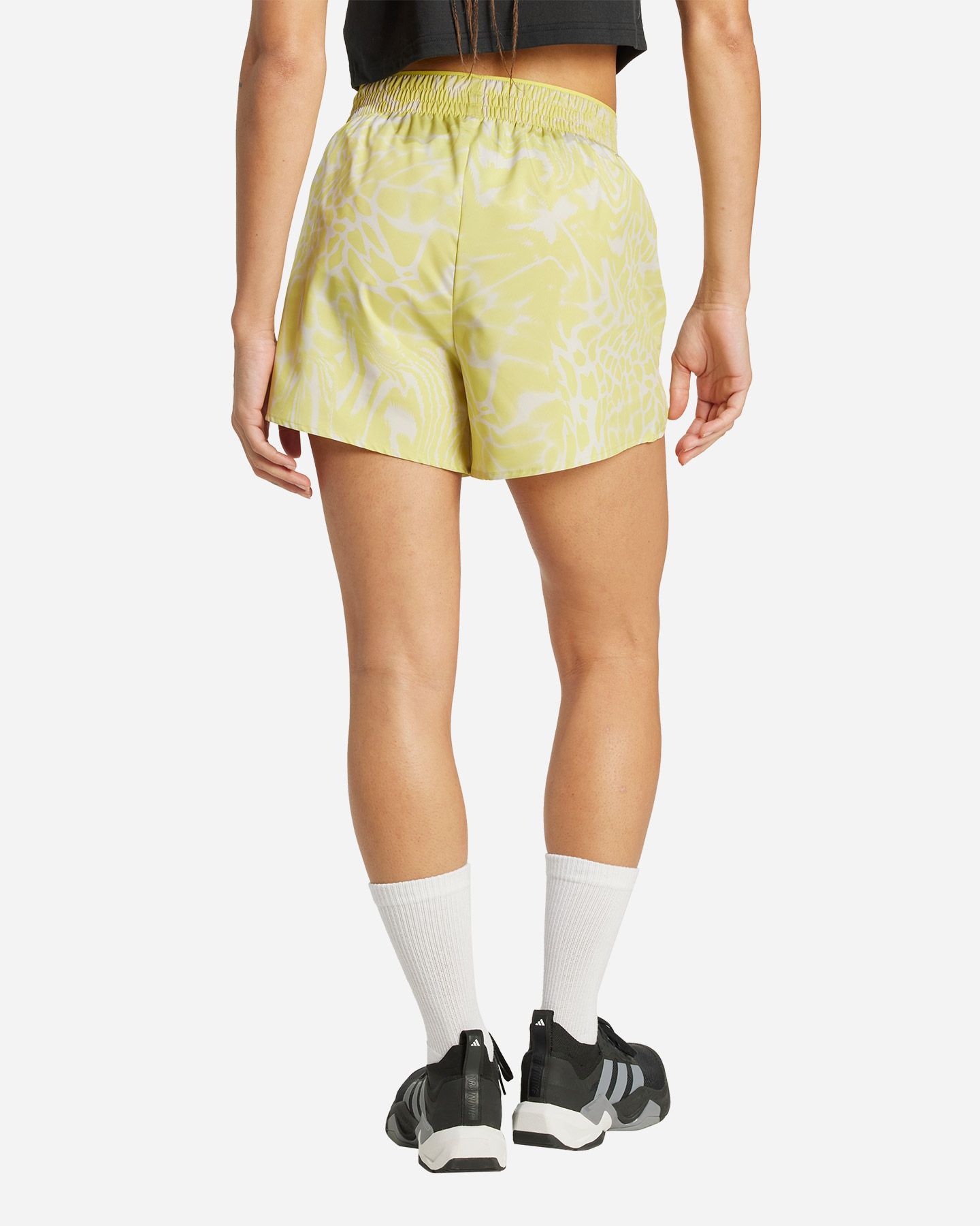 Short training ADIDAS PRINTED W - Giallo - 2 | Cisalfa Sport