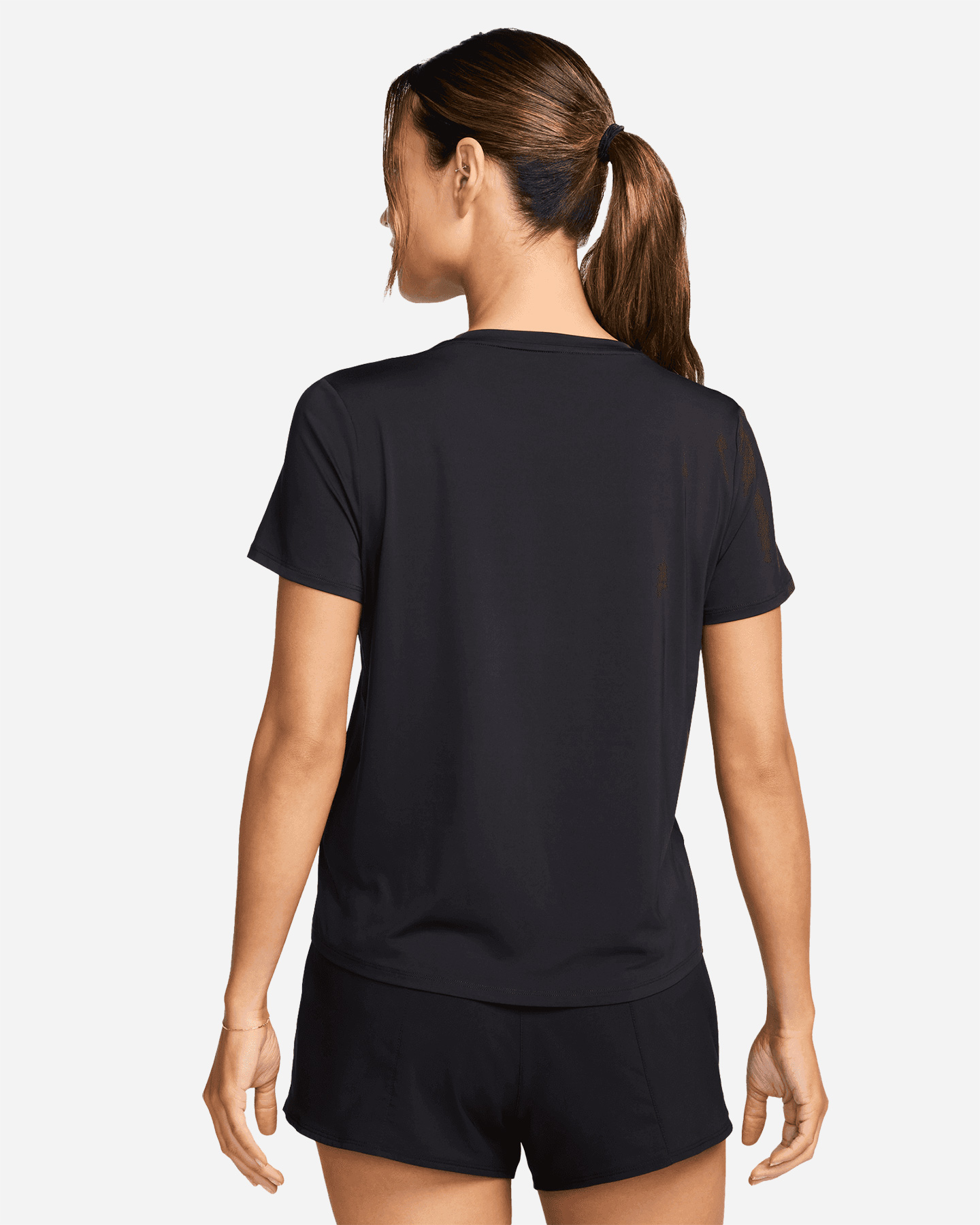 T-shirt running NIKE ONE SWOOSH W - Nero - 1 | Cisalfa Sport