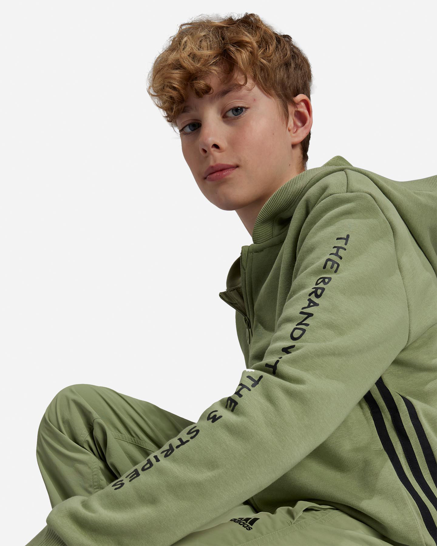 Felpa ADIDAS STREET JAM JR - Verde - 5 | Cisalfa Sport