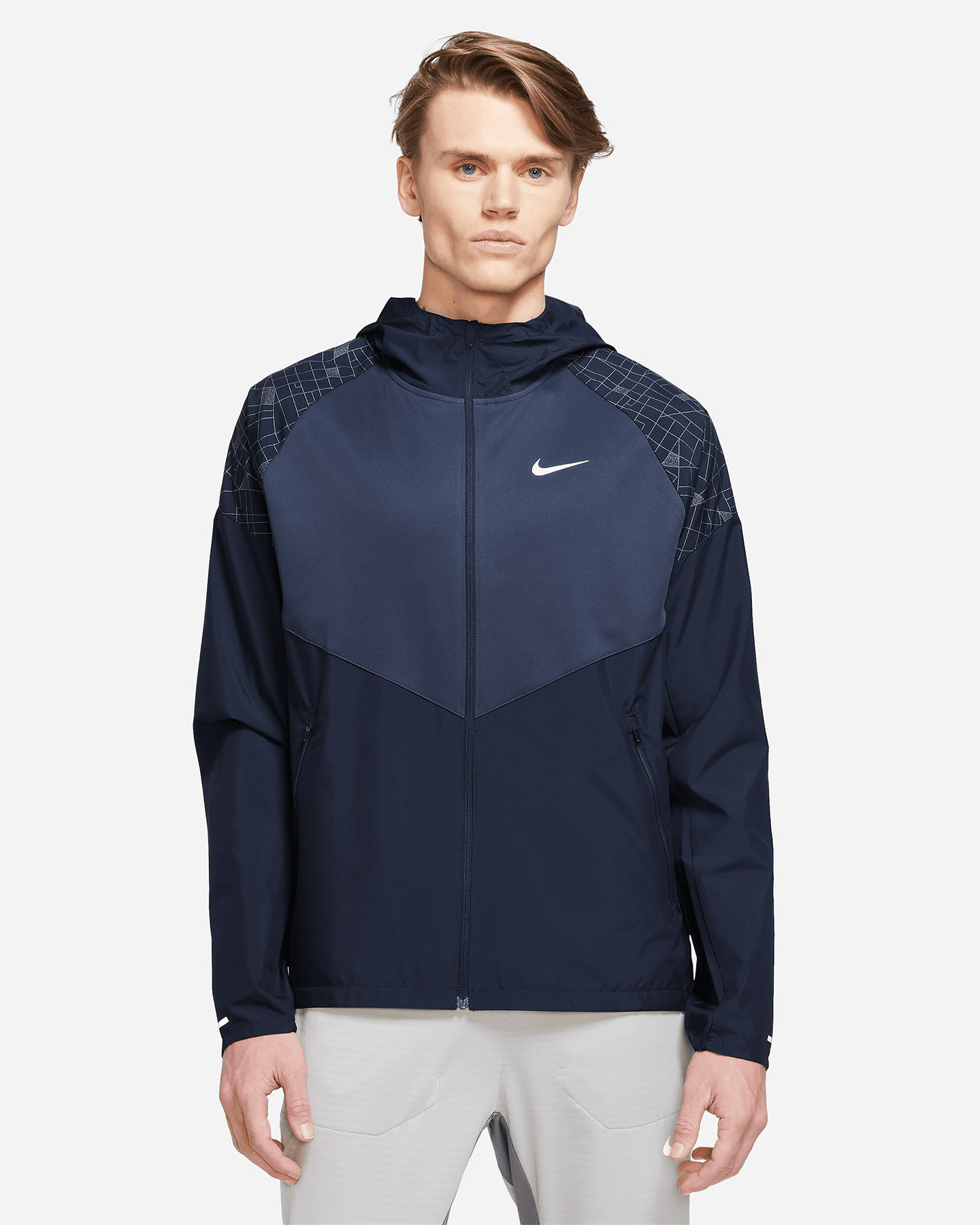 Giacca running NIKE RUNDIVISION MILER M - Blu - 0 | Cisalfa Sport