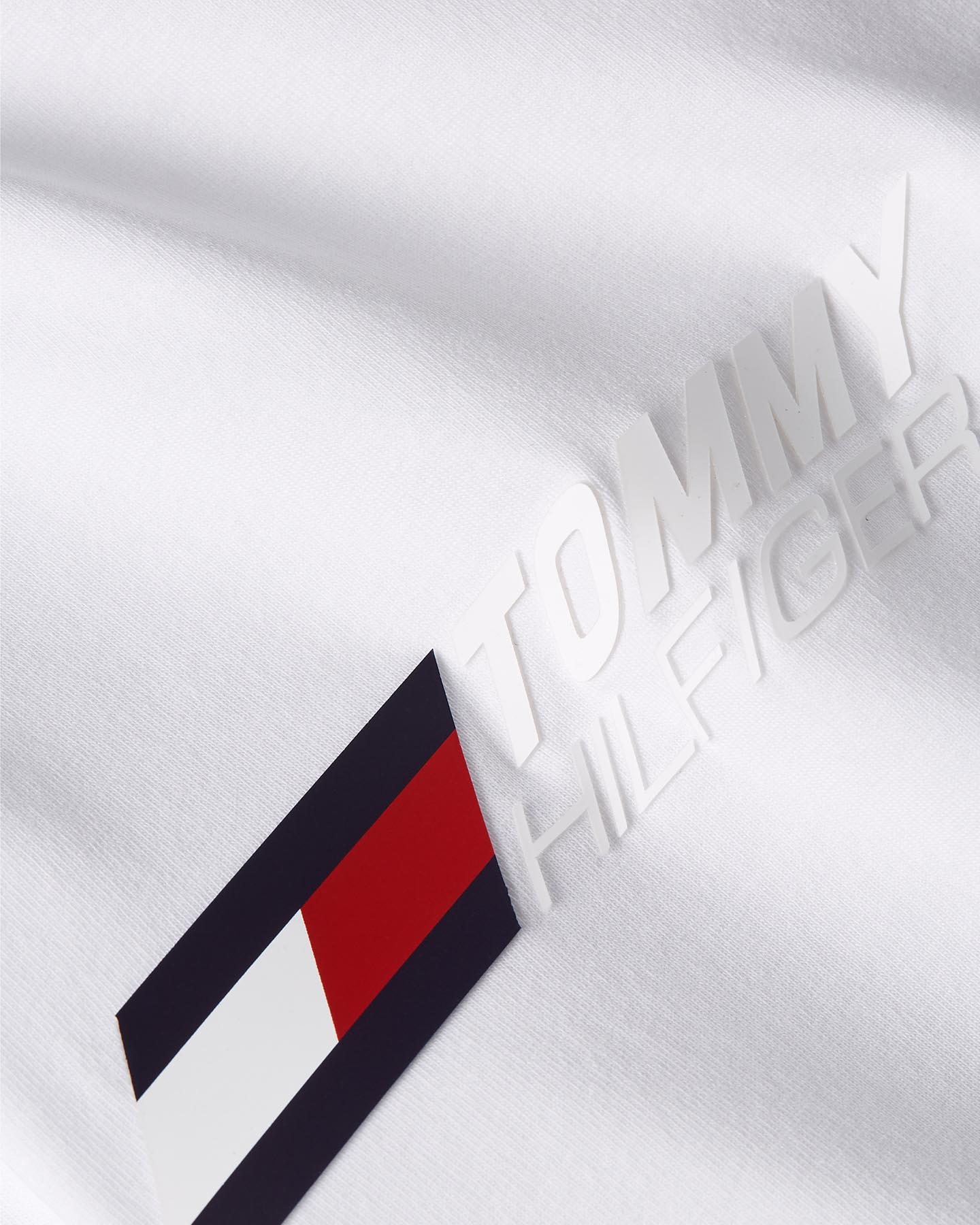 T-shirt TOMMY HILFIGER ESSENTIAL LOGO M - Bianco - 2 | Cisalfa Sport