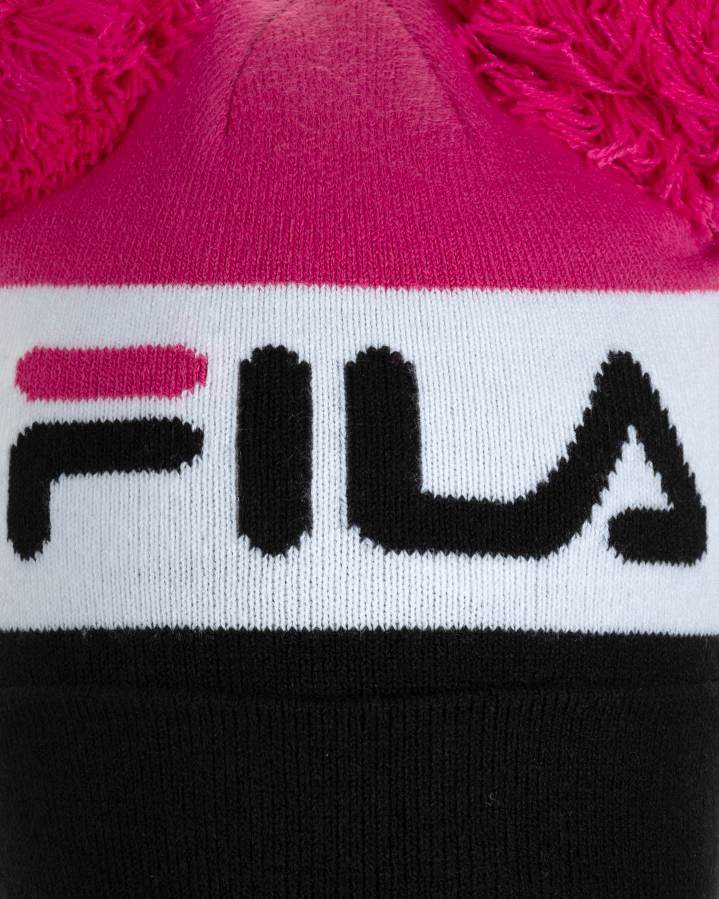 Berretto FILA DOUBLE PON LOGO JR - Nero - 1 | Cisalfa Sport