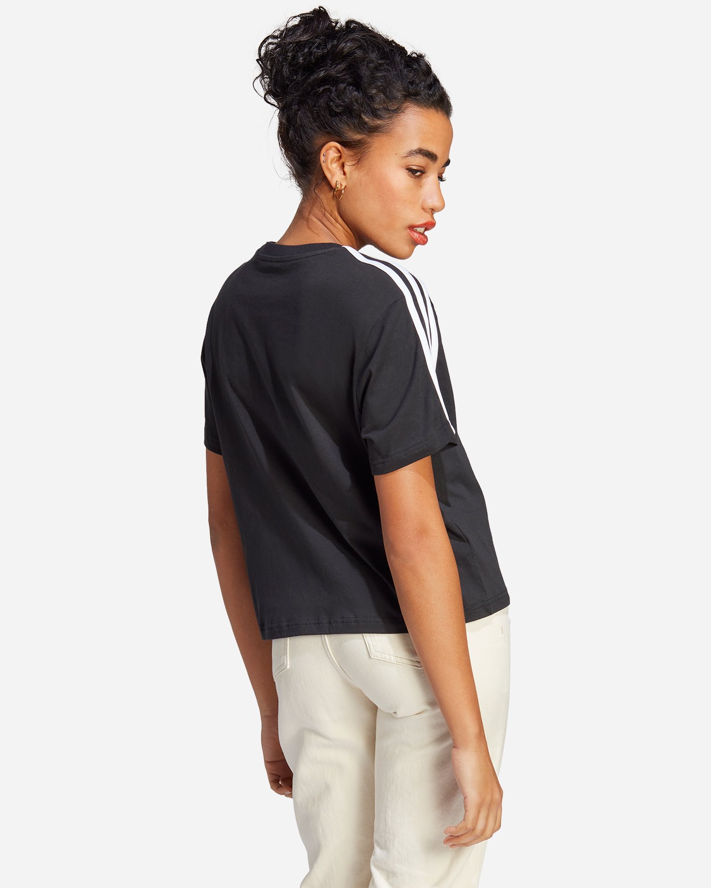 T-shirt ADIDAS 3STRIPES W - Nero - 2 | Cisalfa Sport