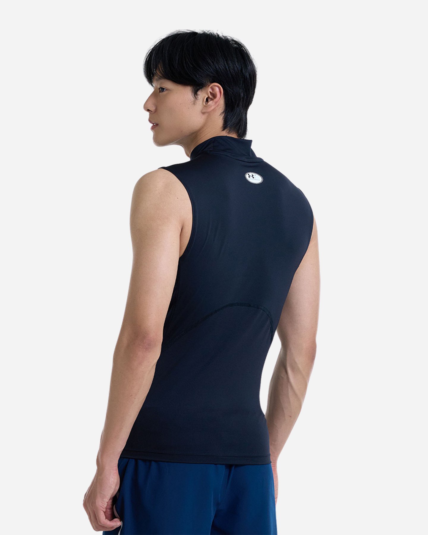 Canotta training UNDER ARMOUR HEATGEAR MOCK M - Nero - 3 | Cisalfa Sport