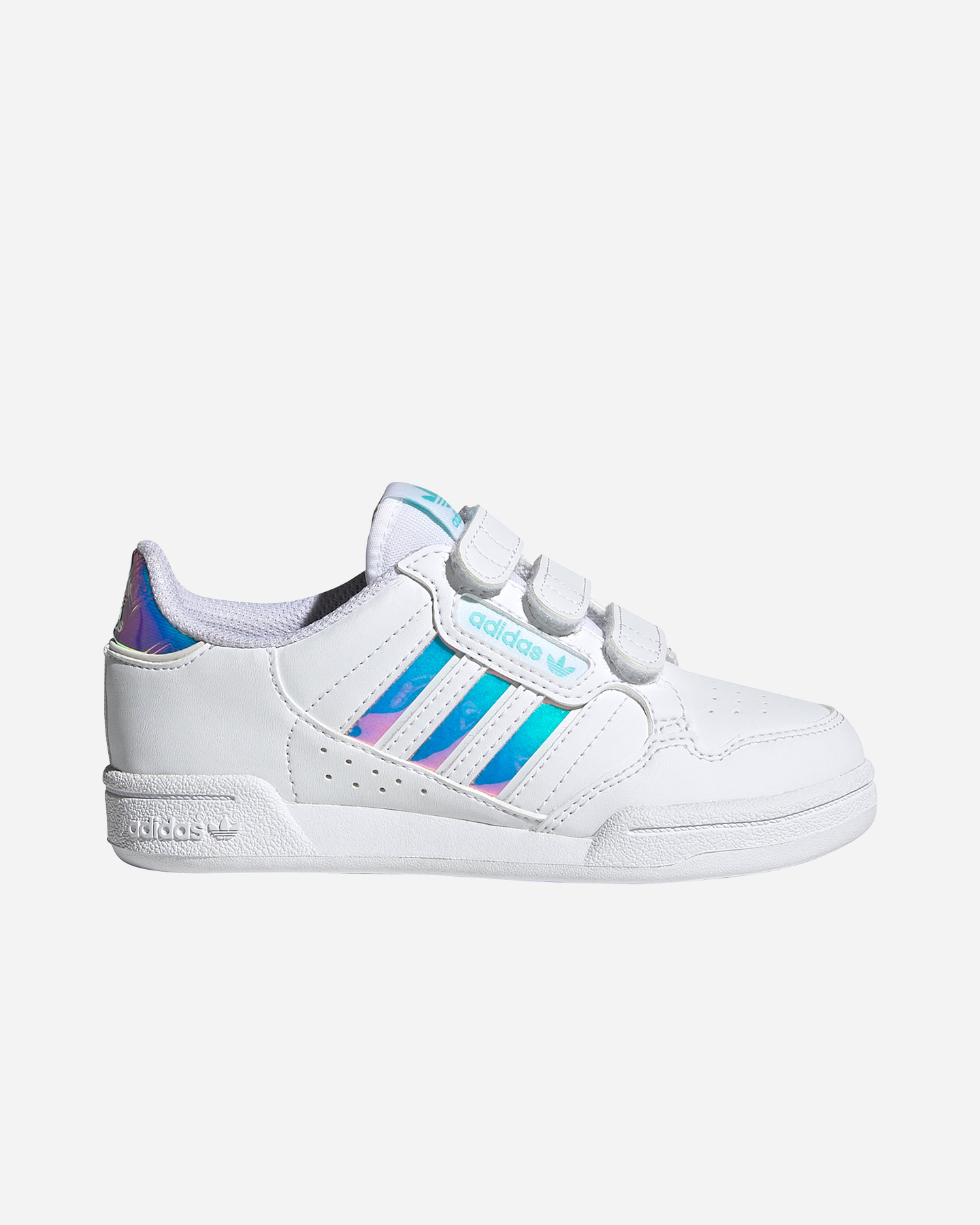 Scarpe sneakers ADIDAS CONTINENTAL 80 STRIPES CF JR - Bianco - 0 | Cisalfa Sport