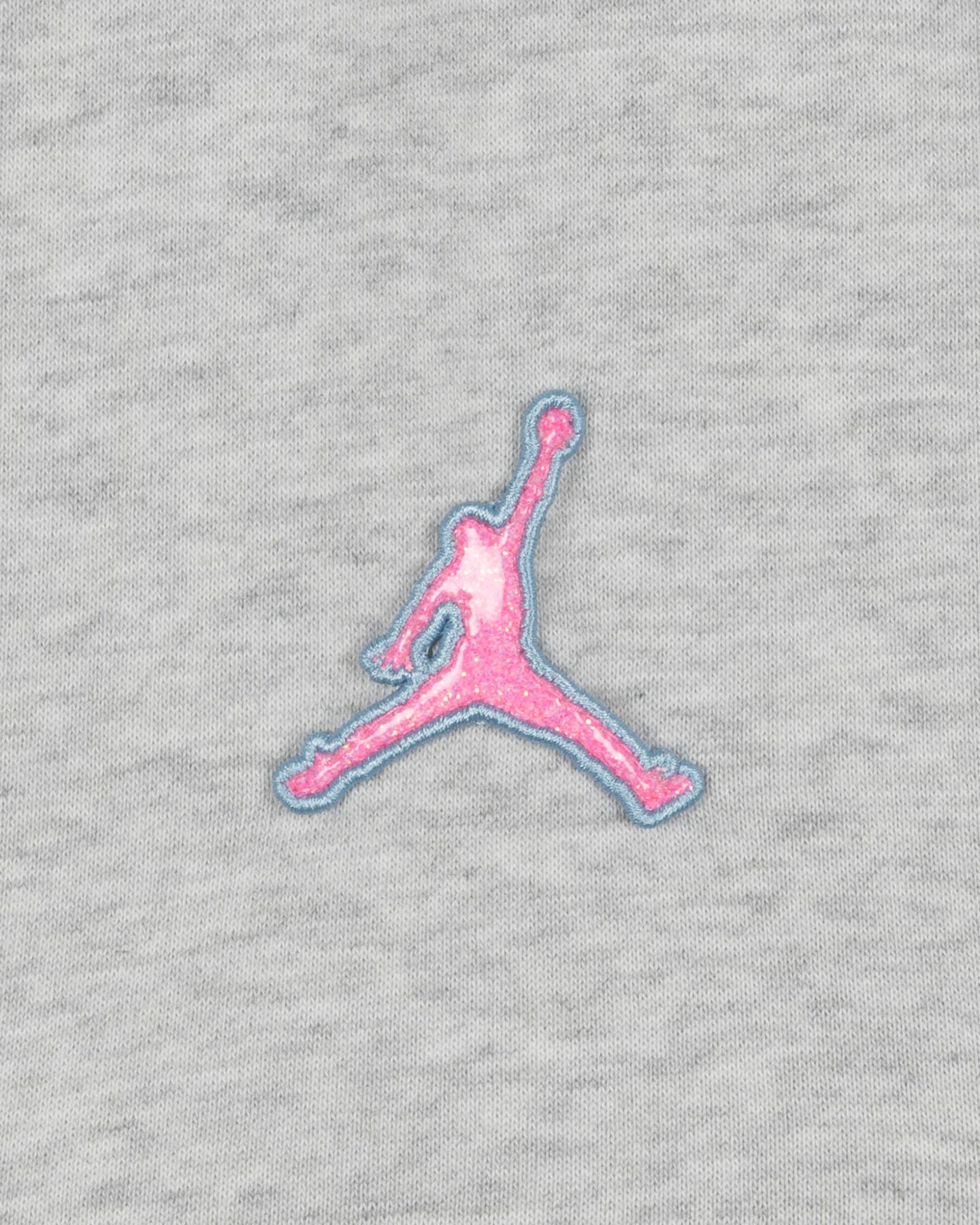Felpa NIKE JORDAN COLOR BLOCK JR - Grigio - 2 | Cisalfa Sport