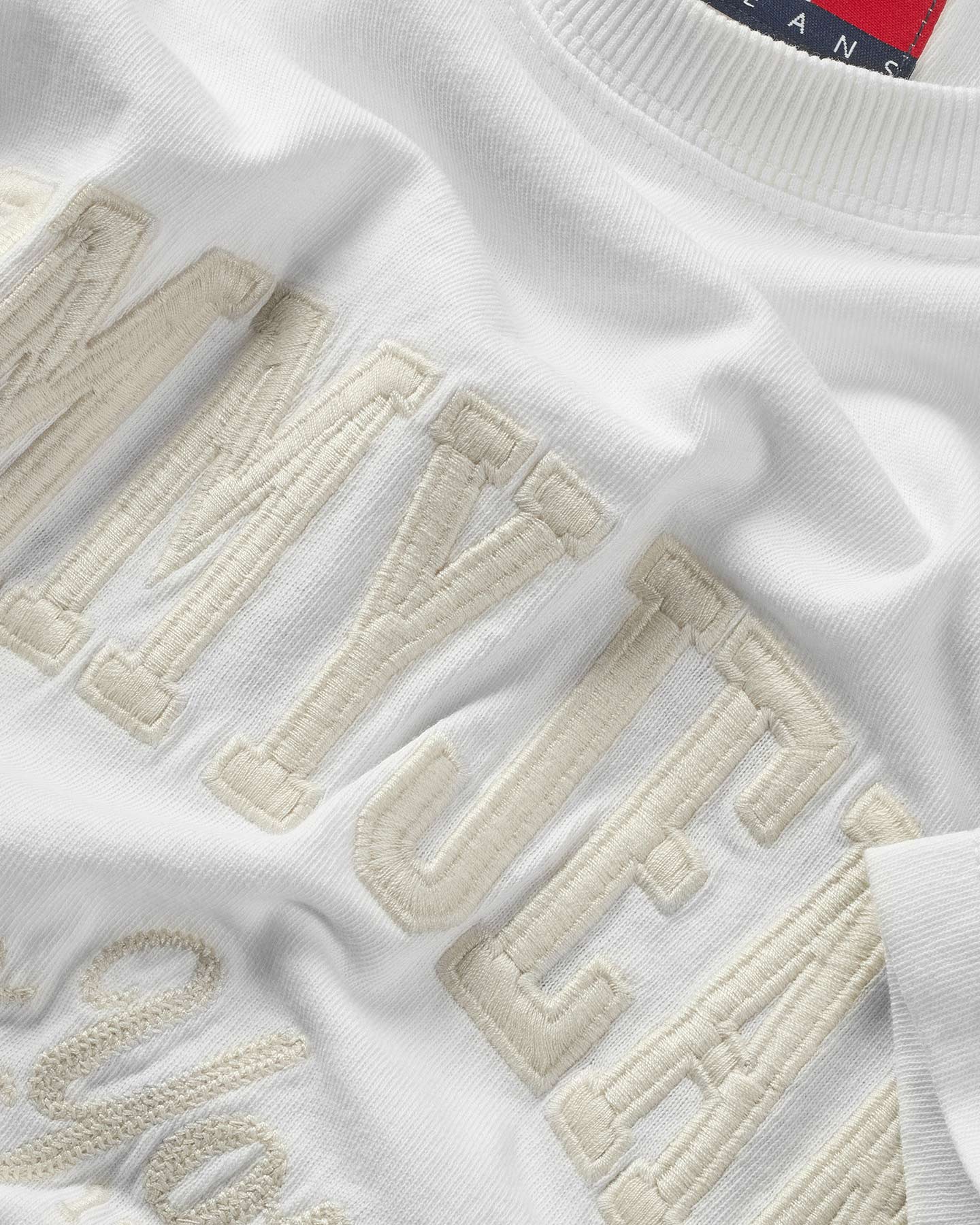 T-shirt TOMMY HILFIGER VINTAGE VARSITY M - Bianco - 5 | Cisalfa Sport