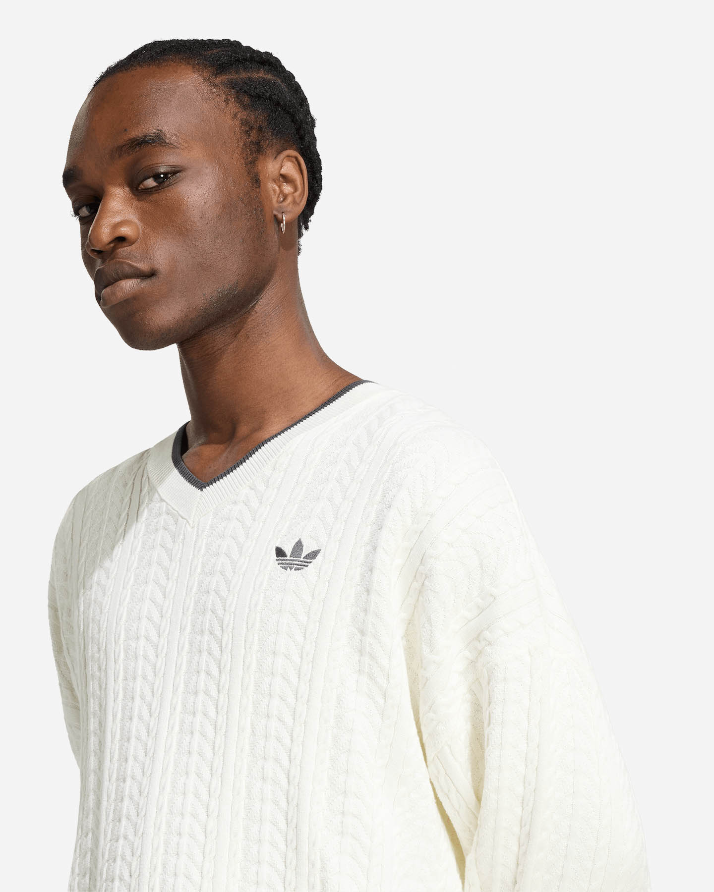 Felpa ADIDAS CLASSIC M - Bianco - 4 | Cisalfa Sport