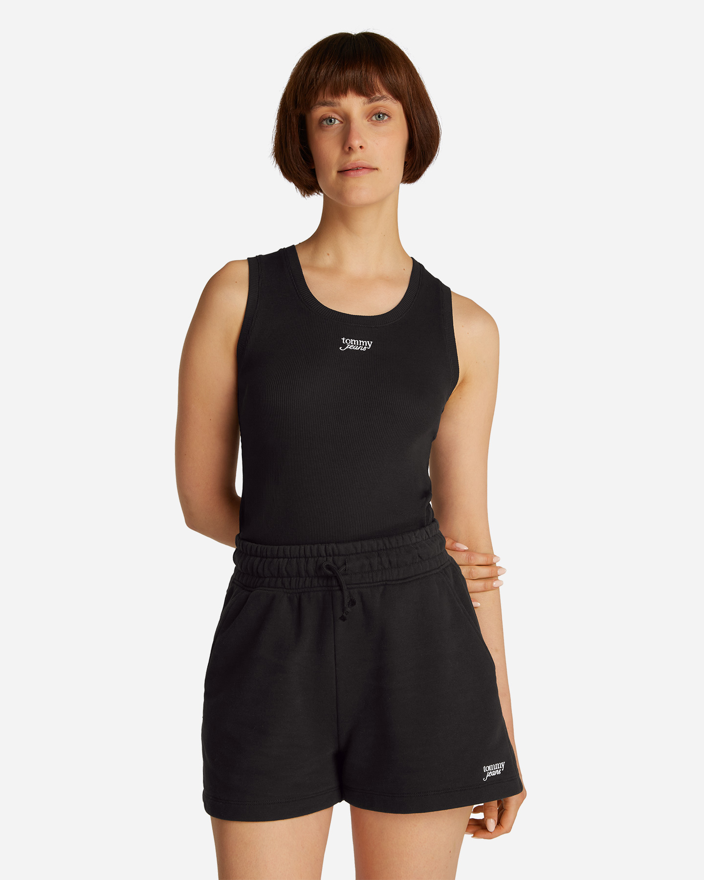 Canotta TOMMY HILFIGER SLIM SCRIPT RIB W - Nero - 2 | Cisalfa Sport